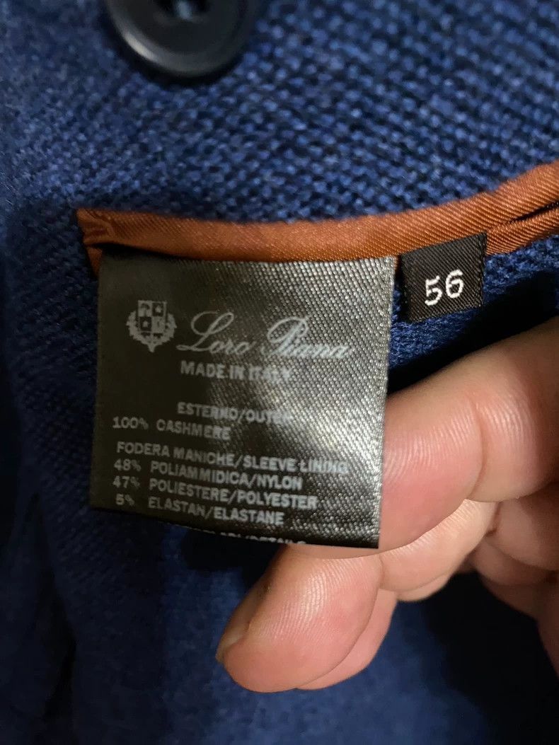 Loro Piana LORO PIANA size56 Sheepskin suit jacket Size US XL / EU 56 / 4 - 4 Thumbnail