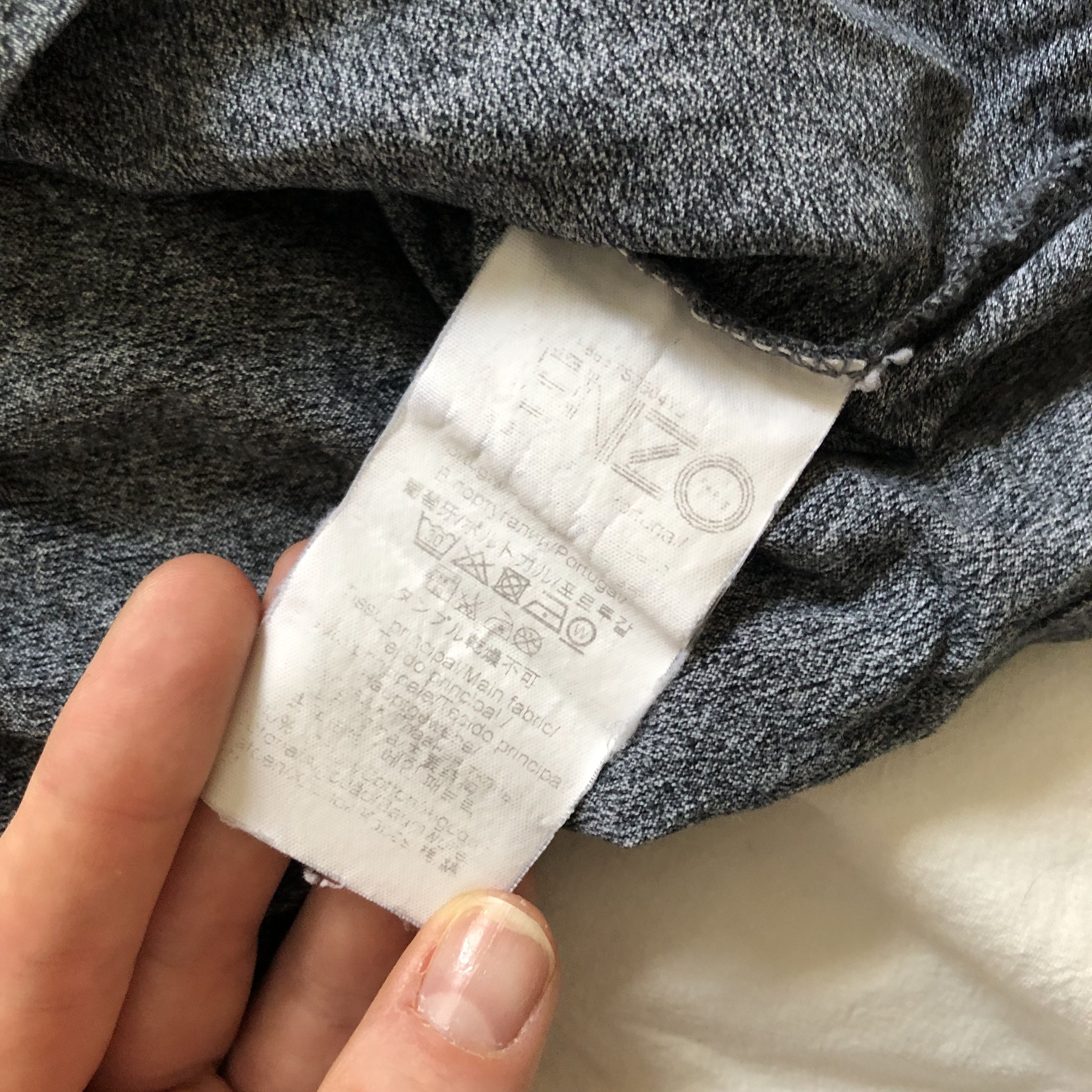 Kenzo Gray Kenzo Tiger Logo T-shirt Size XS / US 0-2 / IT 36-38 - 4 Thumbnail