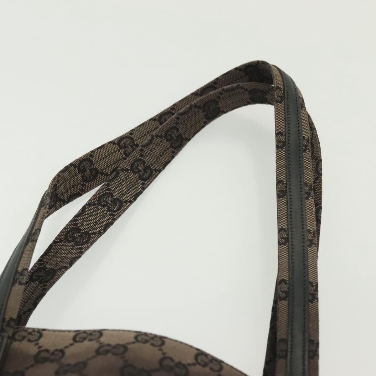 Gucci GUCCI GG Canvas Tote Bag Black Silver 002 1076 002 1076 Size ONE SIZE - 8 Thumbnail
