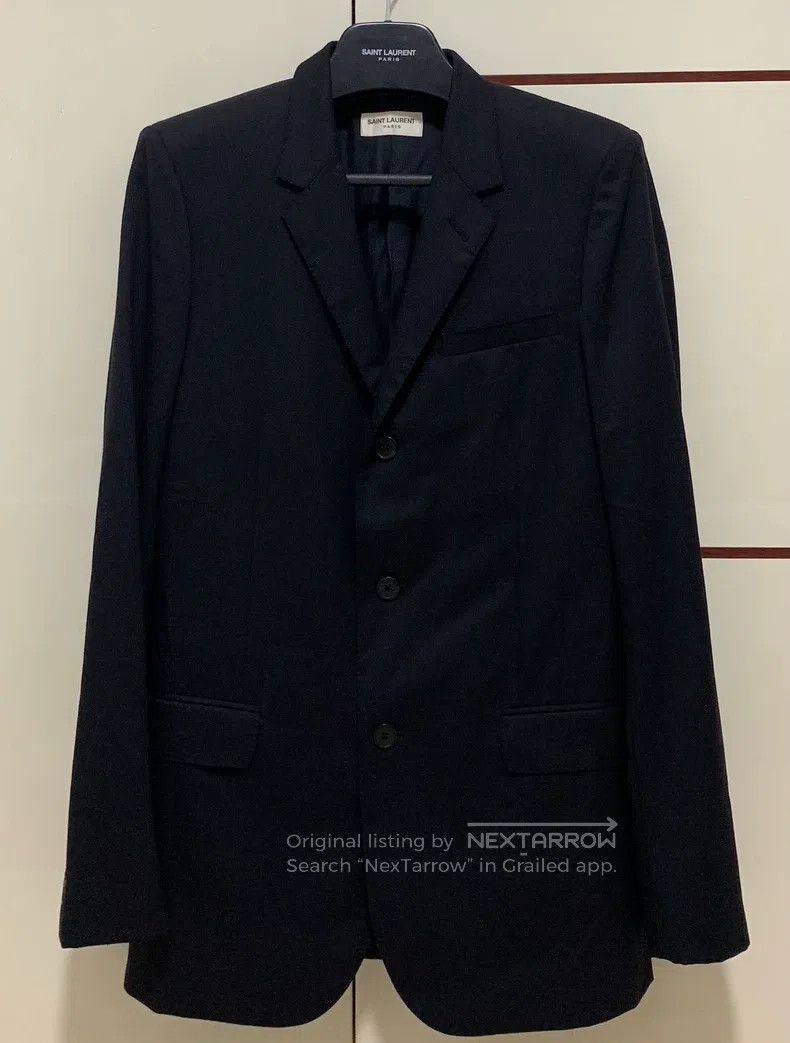 Saint Laurent Paris Black three-button suit