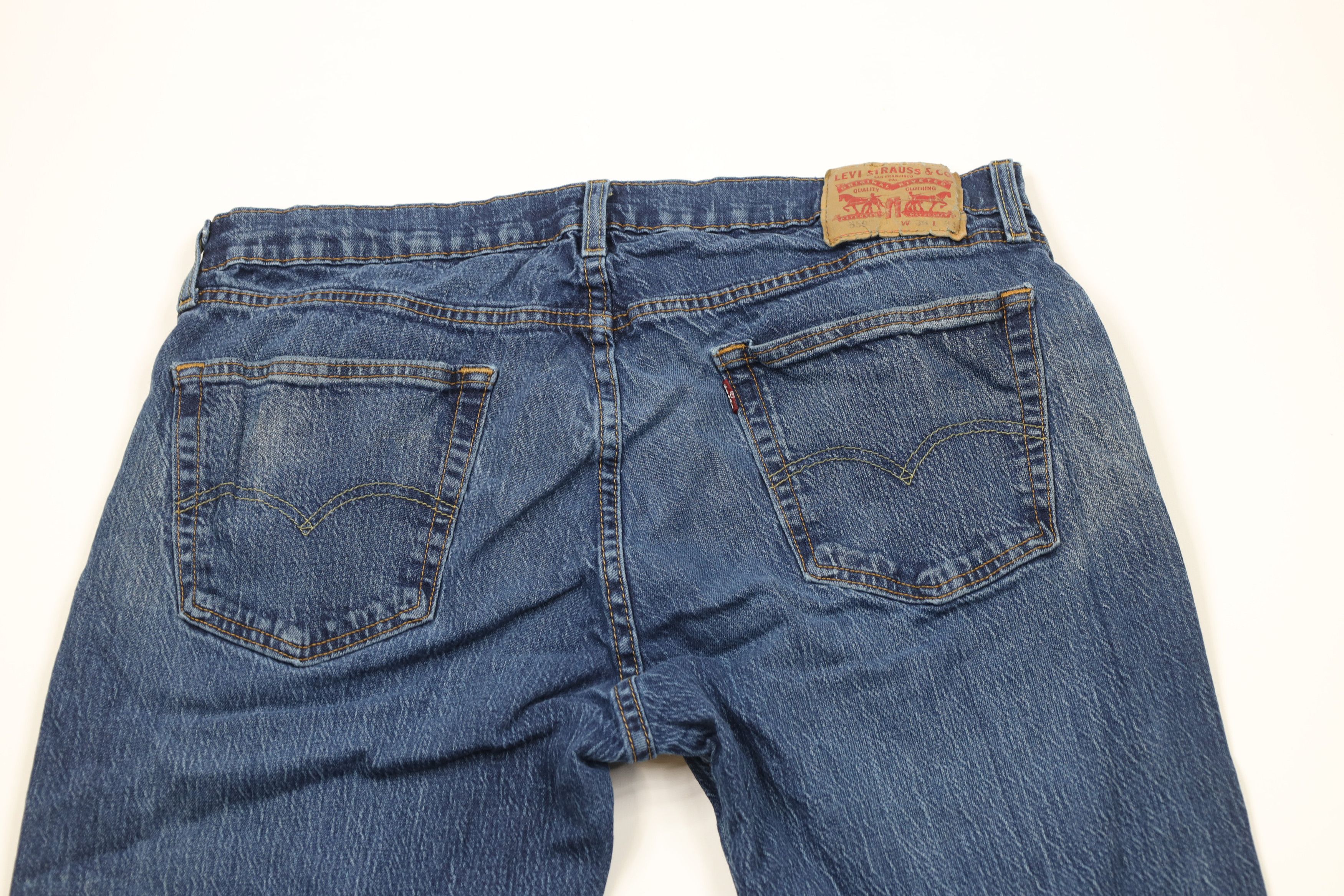 Levi's × Vintage Vintage Y2K Levis 559 Relaxed Fit Straight Leg Denim Jeans Size US 36 / EU 52 - 12 Thumbnail