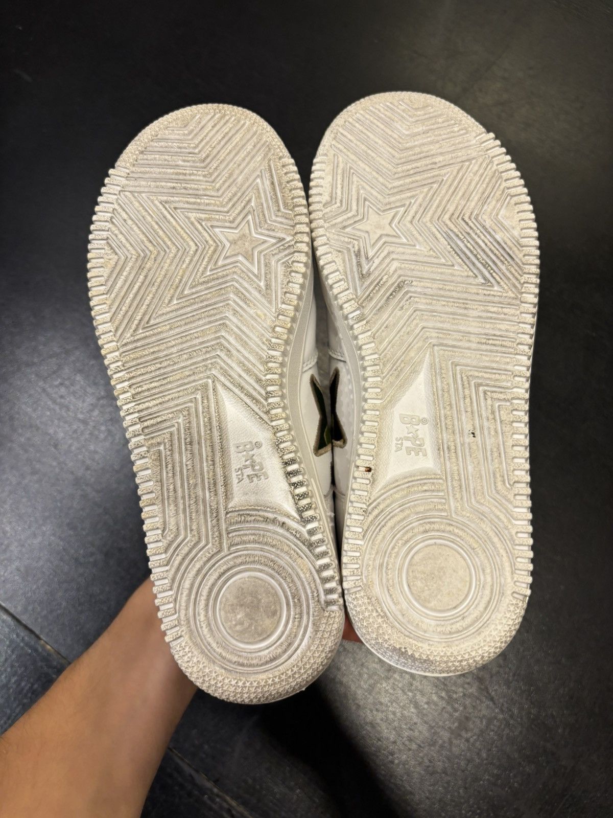 Bape A Bathing Ape Bapesta FS-001 Low ‘White Green Camo’ Size US 9.5 / EU 42-43 - 5 Thumbnail