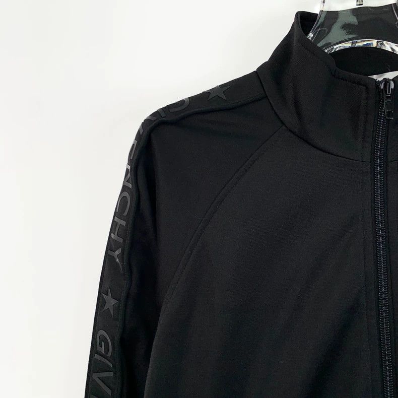 Givenchy Givenchy Size42 Black Side Logo Letter Stand Collar Jacket Size US M / EU 48-50 / 2 - 3 Thumbnail