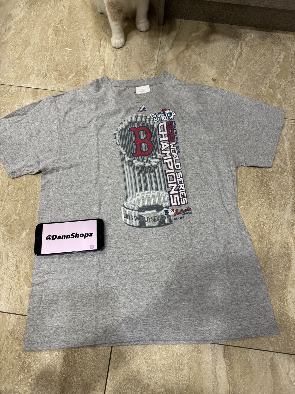 Majestic 2013's RED SOX BOSTON WORLD SERIES AUTHENTIC MERCH Size US L / EU 52-54 / 3 - 3 Thumbnail