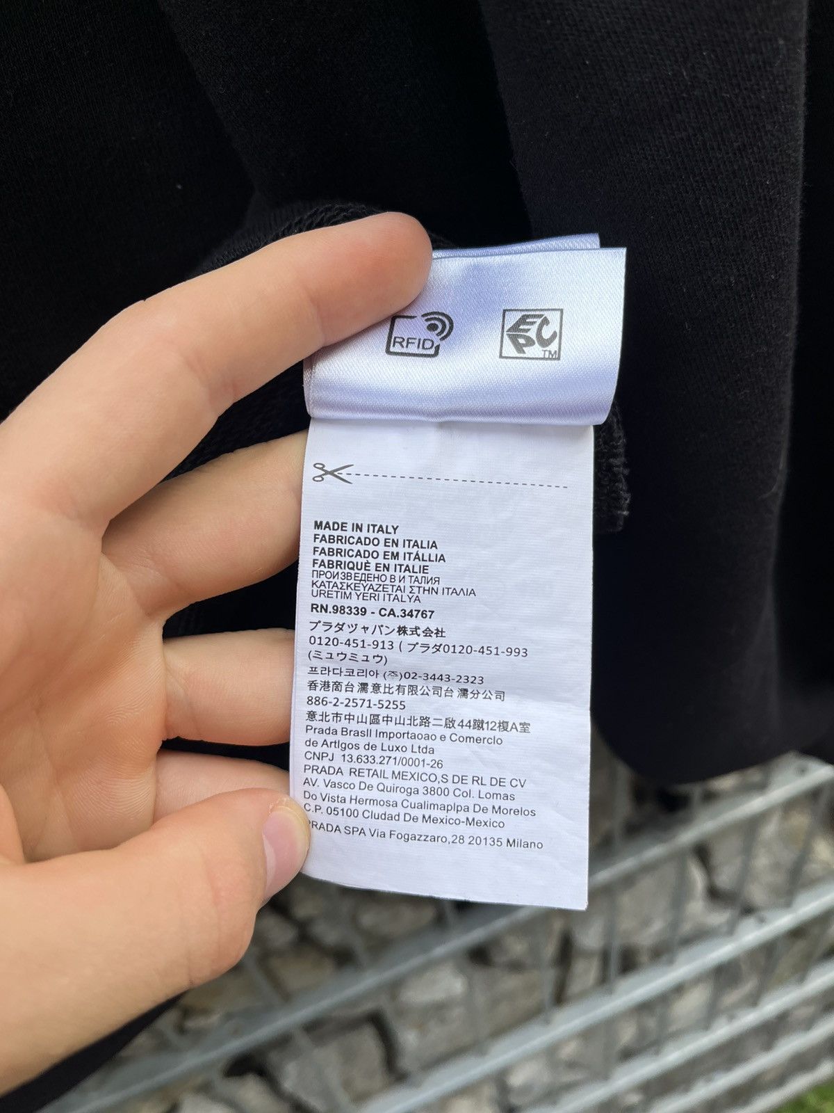 Miu Miu Miu Miu Big Logo Sweatshirt Y2K Luxury Rare Sweater Baggy Size US XL / EU 56 / 4 - 6 Thumbnail