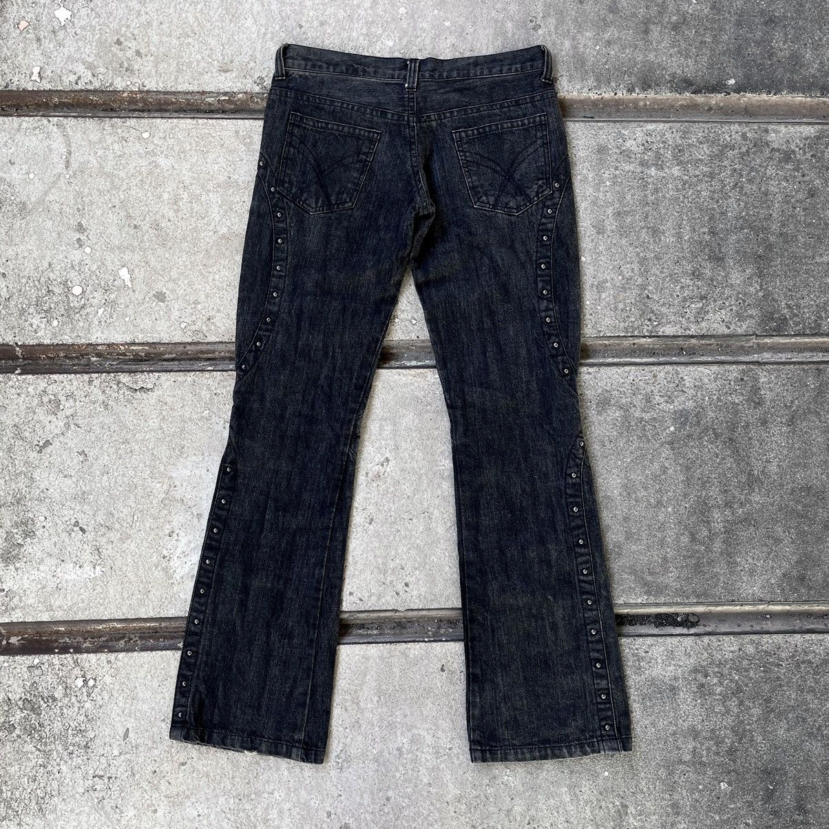 If Six Was Nine Dark studded flare denim ifsixwasnine style Size US 32 / EU 48 - 2 Thumbnail