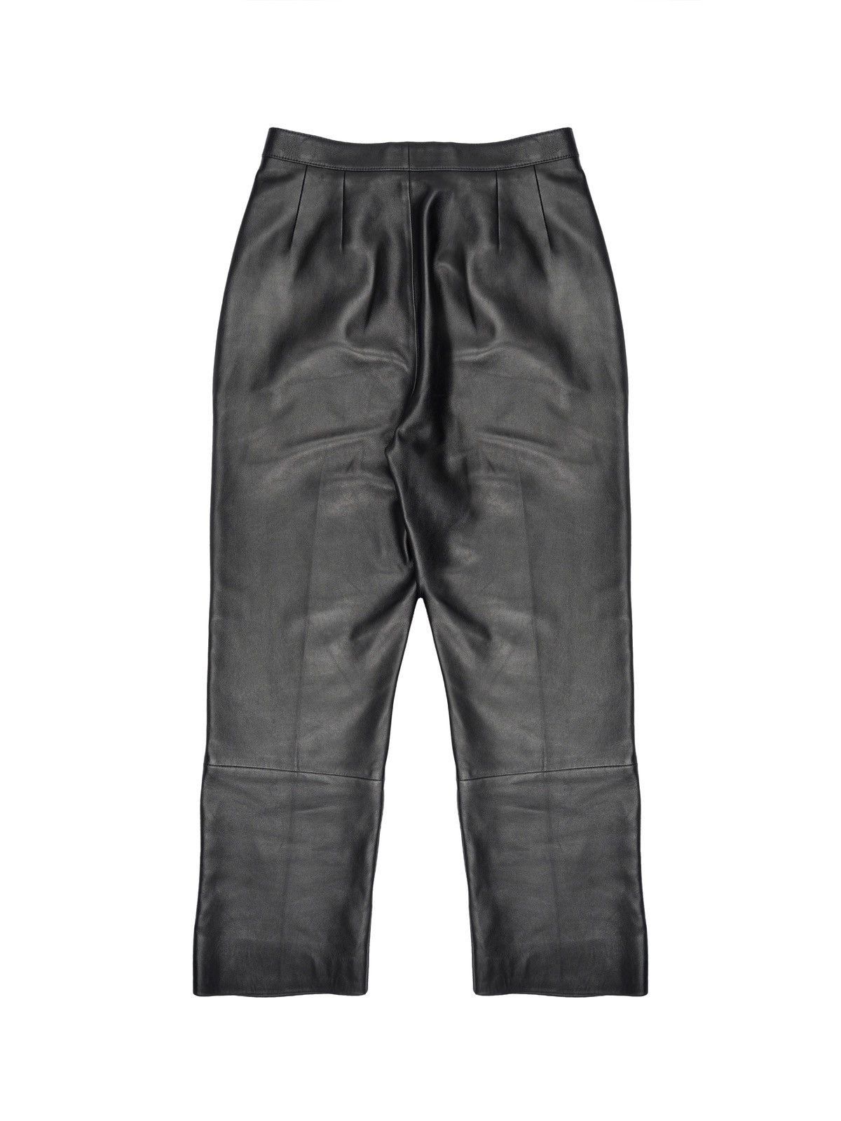 Saint Laurent Paris Saint Laurent lamb leather black pants Size 27" / US 4 / IT 40 - 2 Thumbnail