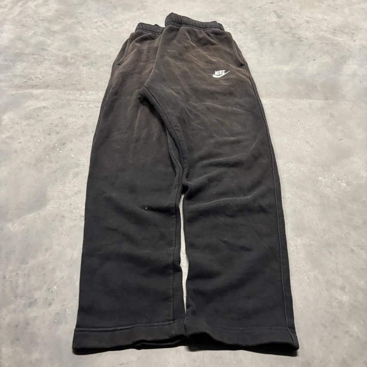 Nike × Vintage Crazy Vintage Y2K/2000s Faded Black Nike Streetwear Essential Sweatpants! Size US 30 / EU 46 - 3 Thumbnail