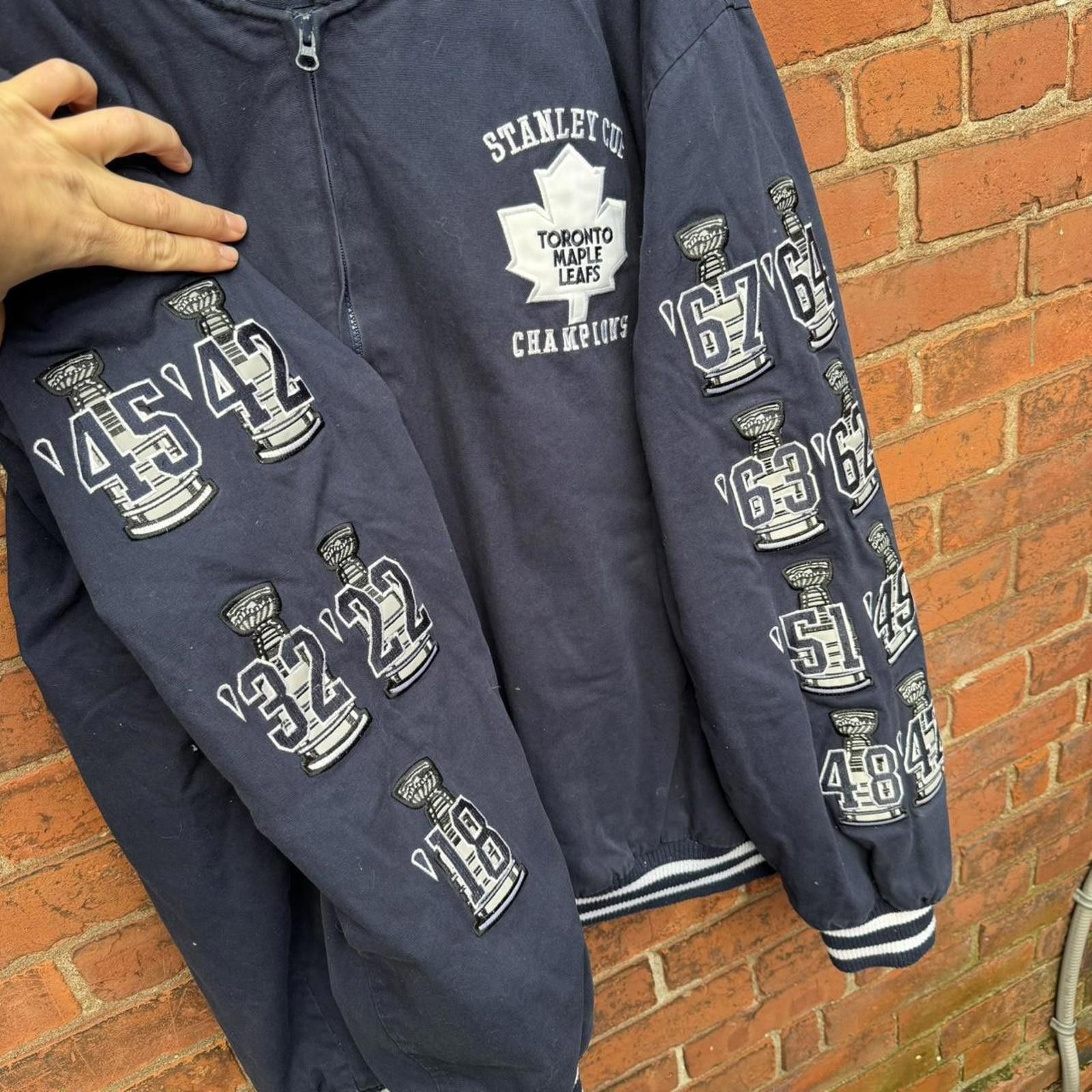 G-III vintage Toronto maple leafs Stanley cup champions jacket 4XL Size US XXL / EU 58 / 5 - 3 Thumbnail