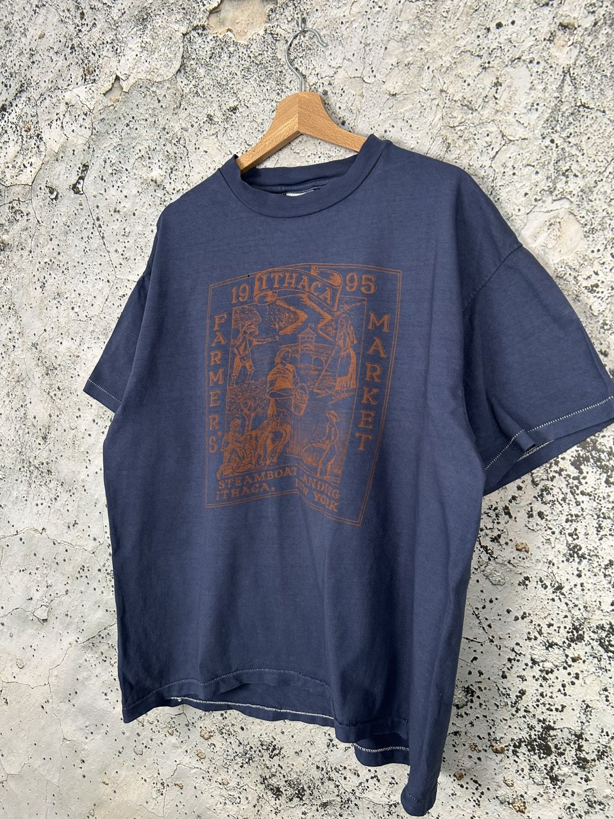 Vintage Vintage 90s Farmer Market Single Stitch Graphic Tee USA Size US XL / EU 56 / 4 - 2 Thumbnail