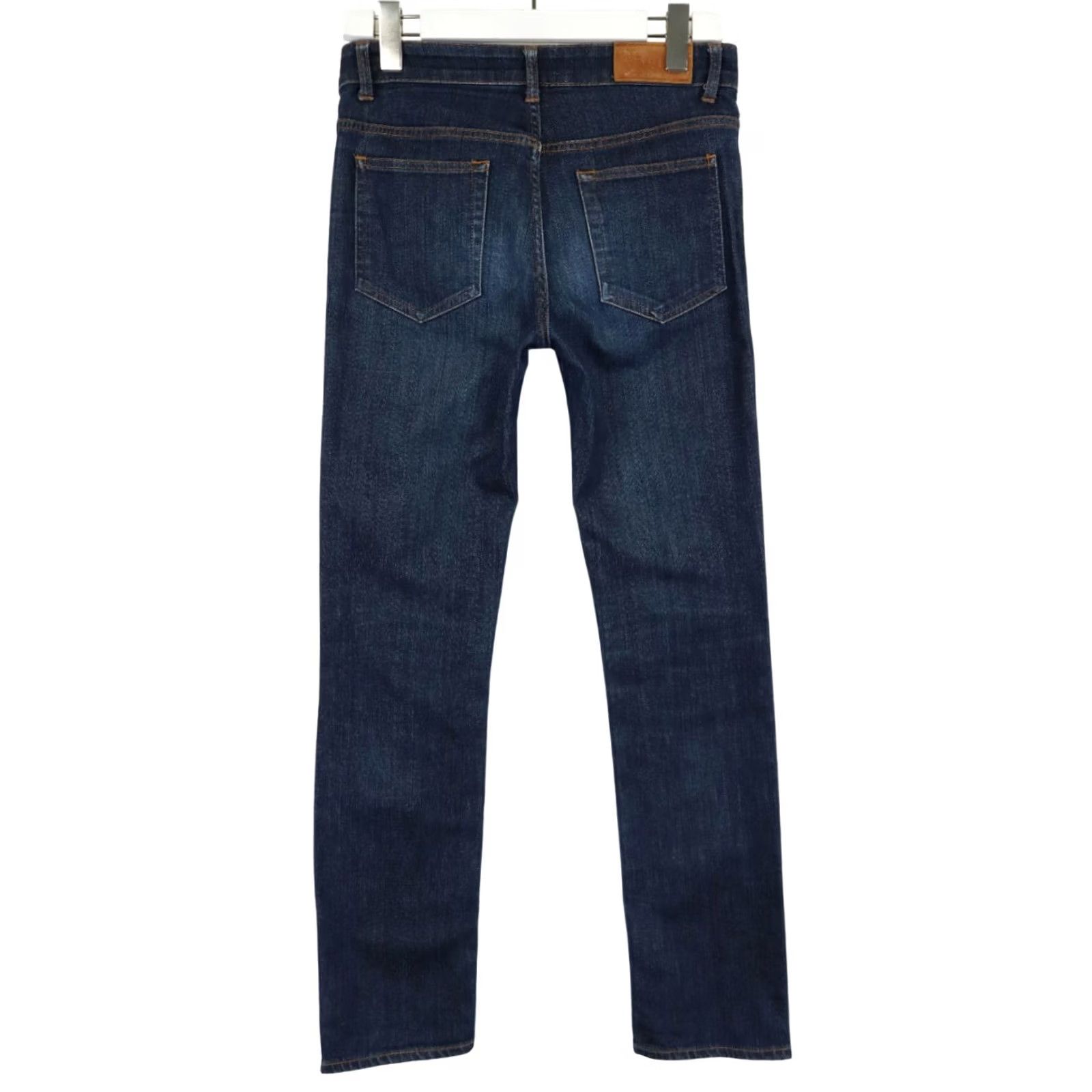 Vintage ACNE Hex Dc Jeans Women's Slim Fit Stretch Zip Fly Dark Blue W30/L32 Size 30" / US 8 / IT 44 - 2 Thumbnail