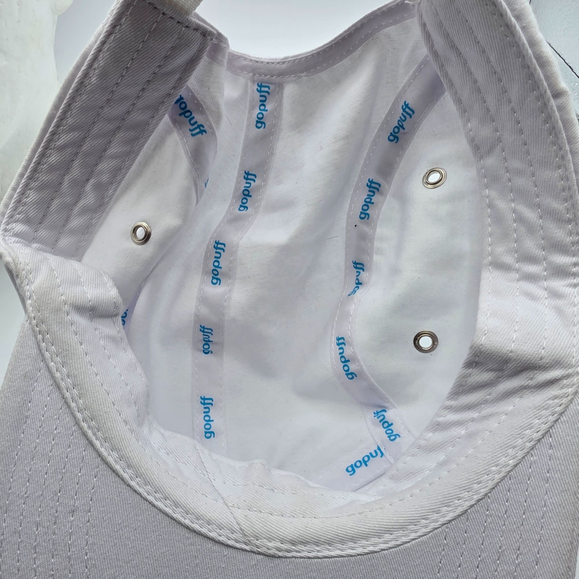 Other Gopuff Every Puff Counts Adults White Adjustable Hat Cap Cas Size ONE SIZE - 6 Thumbnail