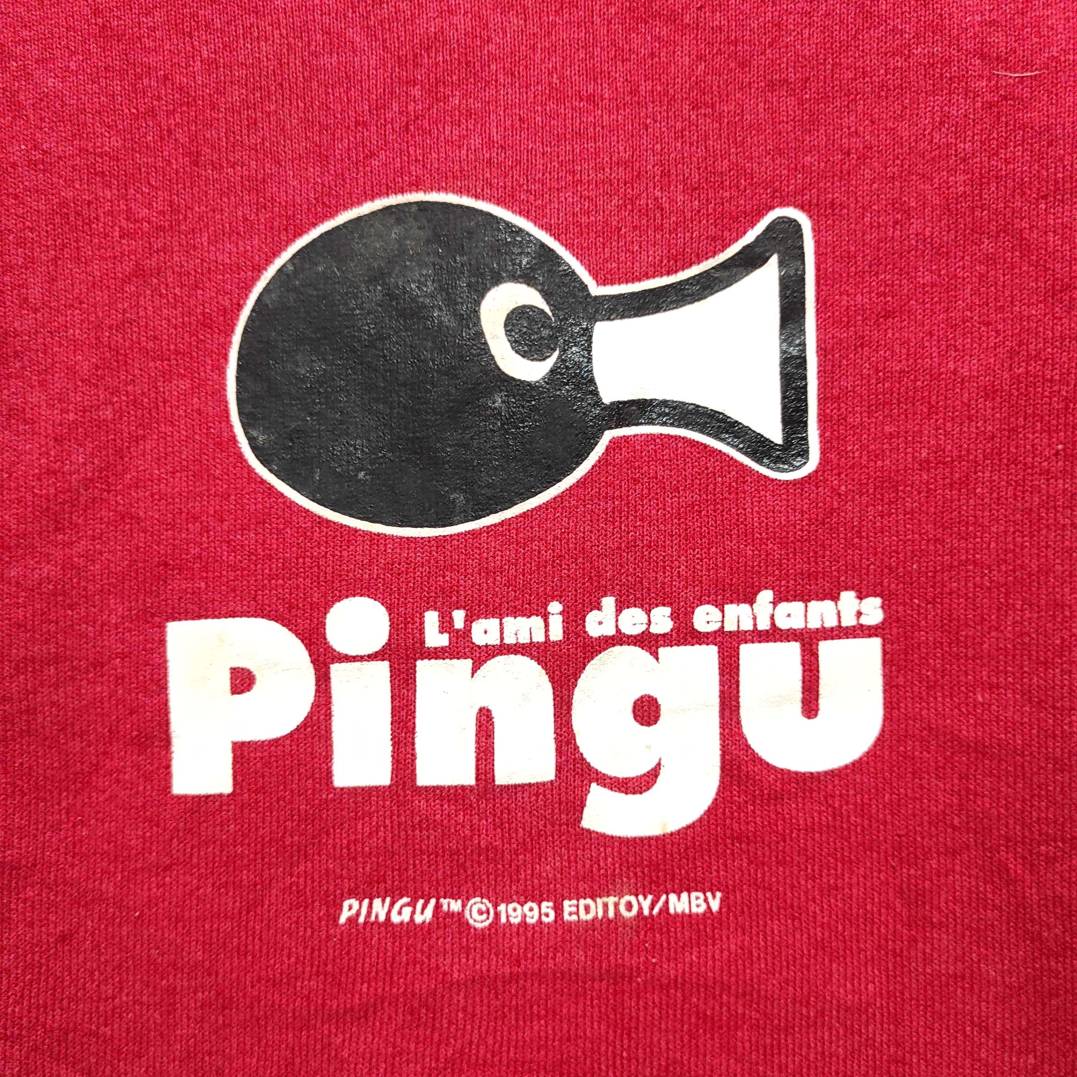 Vintage Vintage 90s Pingu Editoy Cartoon Sweatshirt Size US M / EU 48-50 / 2 - 3 Thumbnail