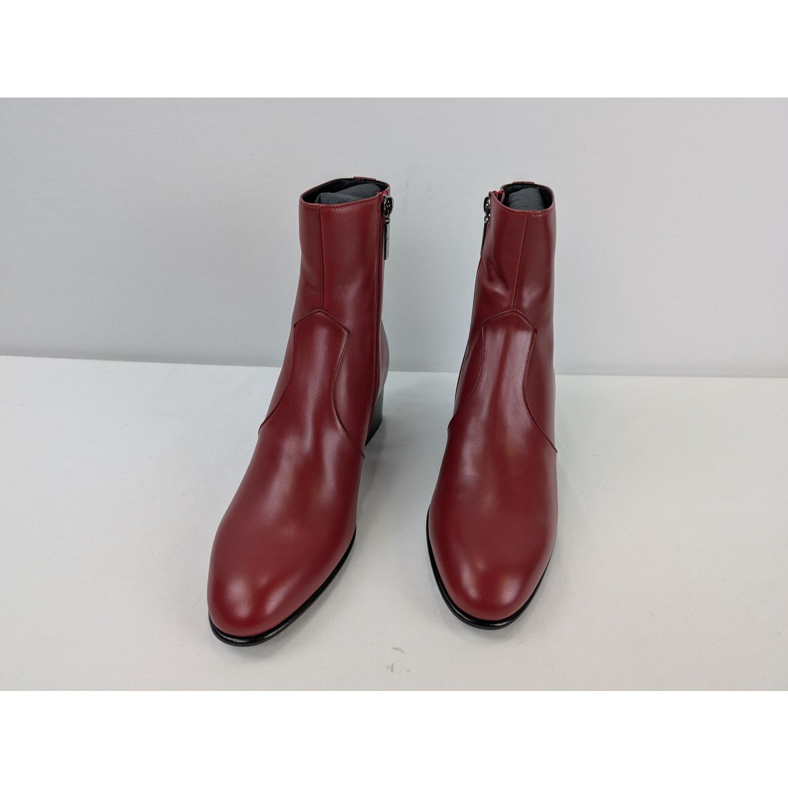 Saint Laurent Paris o1rshd1 James 60 Bootie Boots in Opyum Red Size US 9 / EU 42 - 10 Thumbnail