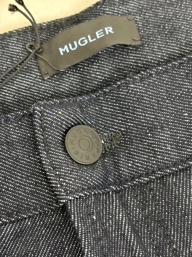 Mugler AW2025 Mugler Spiral Baggy Raw Blue Jeans Size US 34 / EU 50 - 10 Thumbnail