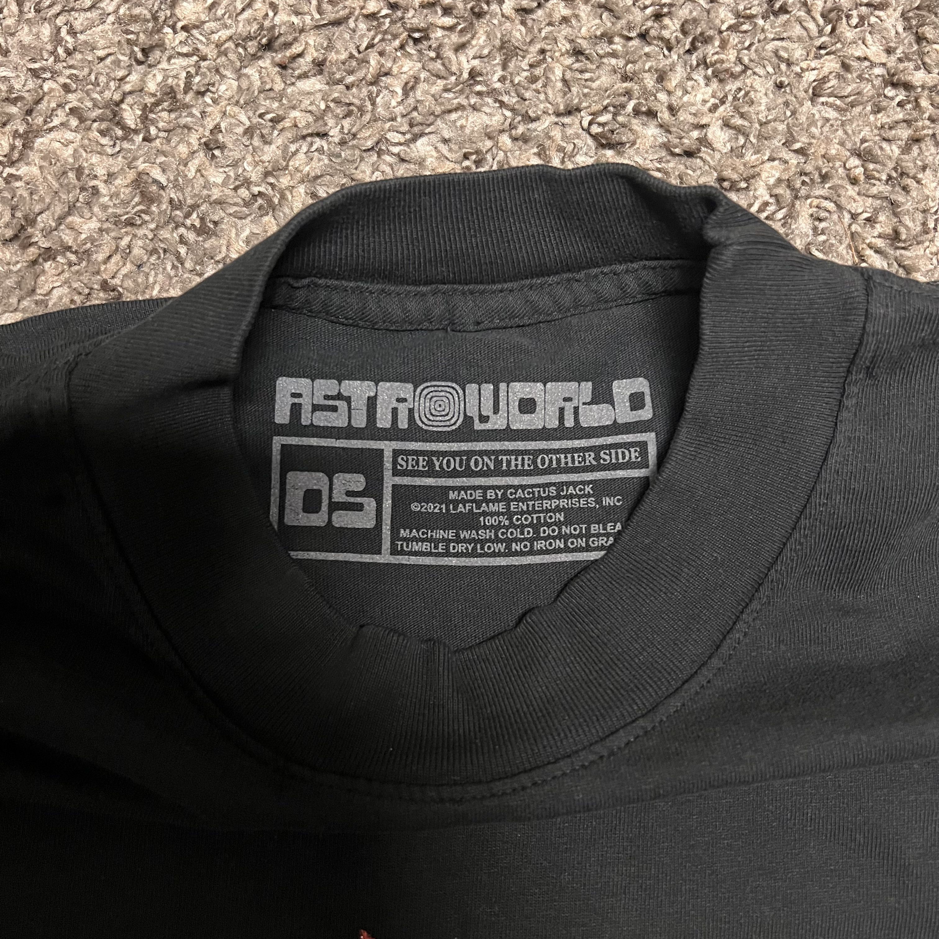 Travis Scott 2021 Astroworld Festival Houston Rap T Shirt Size US XL / EU 56 / 4 - 3 Thumbnail
