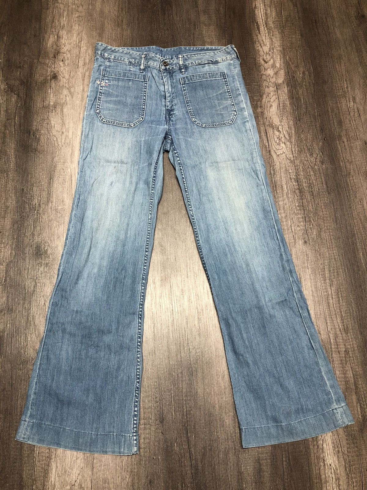45rpm Vintage 45rpm Bush Pants Jeans Unisex Design Size US 32 / EU 48 - 4 Thumbnail