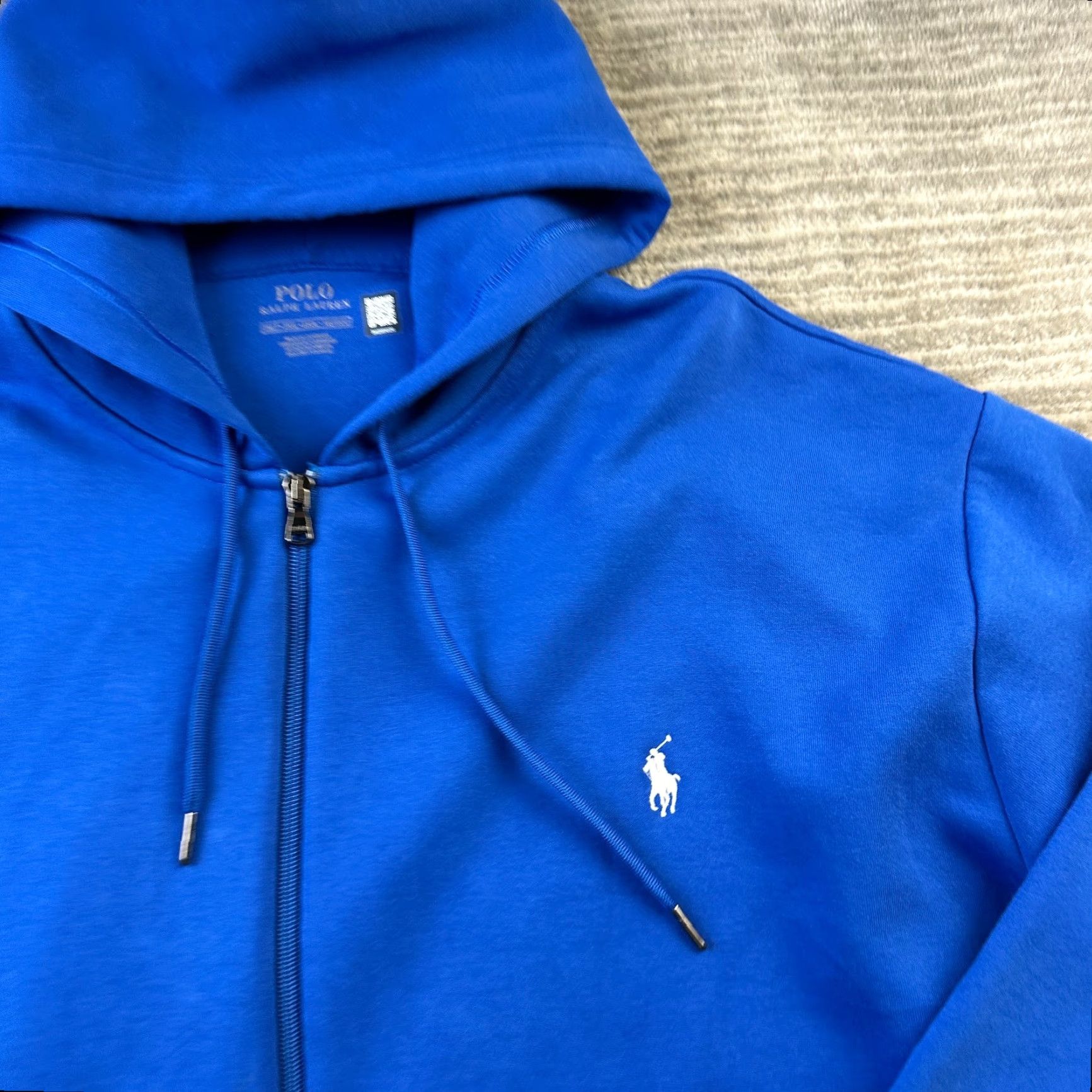 Polo Ralph Lauren Polo Ralph Lauren Hoodie 2XLT Blue Solid Fleece Full Zip Hooded Size US XXL / EU 58 / 5 - 4 Thumbnail