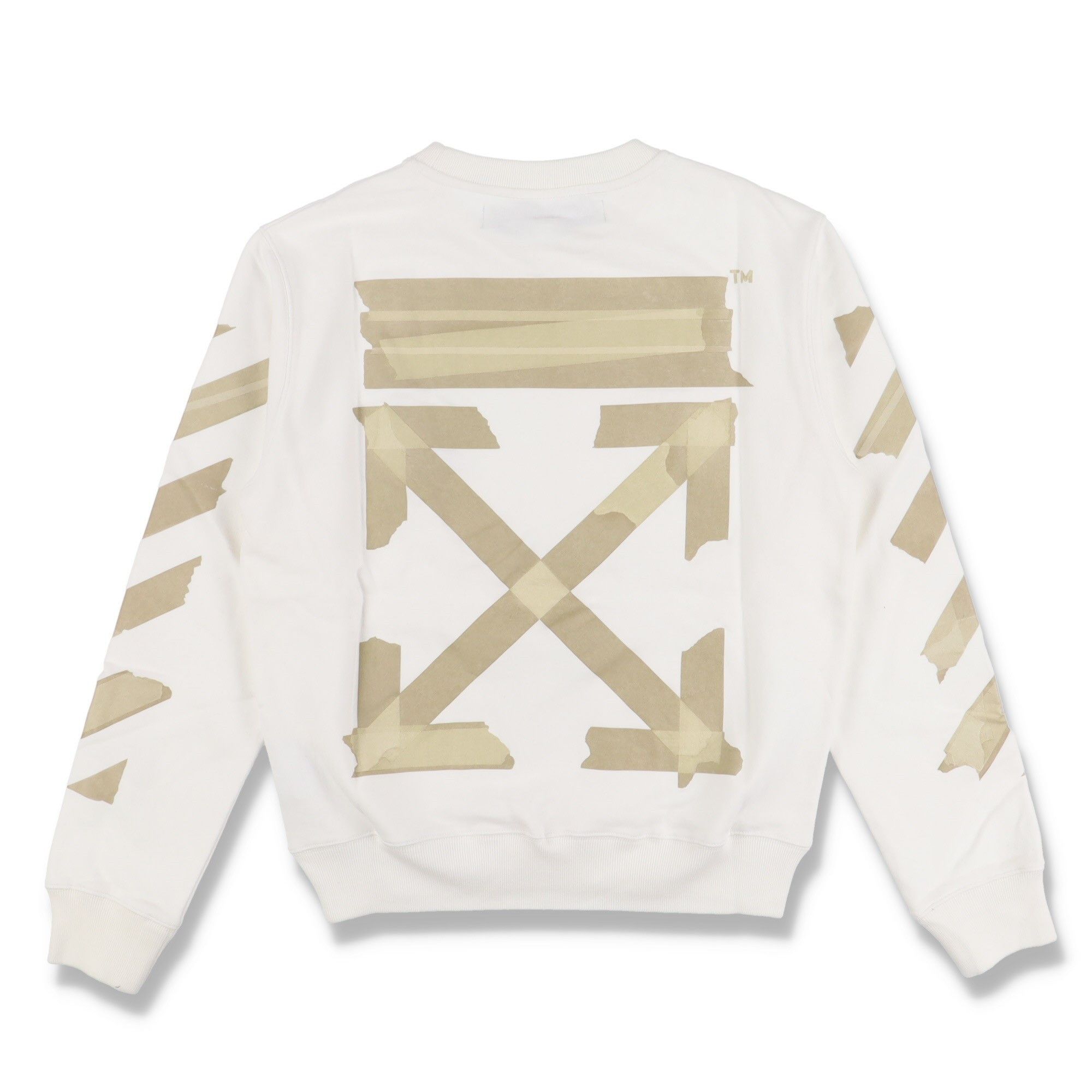 Off-White White Tape Arrows Logo Sweatshirt Size US M / EU 48-50 / 2 - 1 Thumbnail