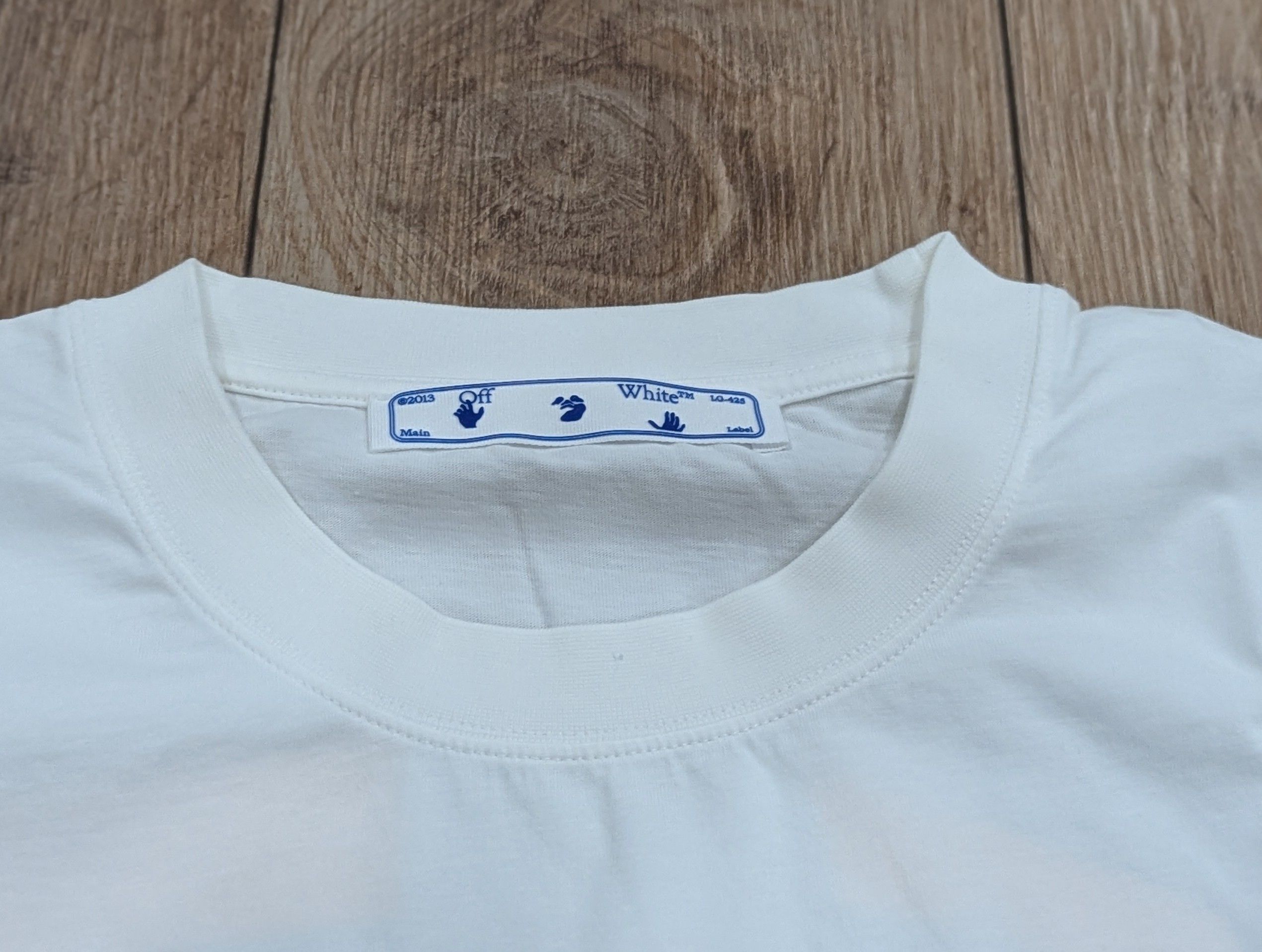 Off-White Off-White Cartoon Arrow Cotton Crewneck T-Shirt White XL Size US XL / EU 56 / 4 - 3 Thumbnail