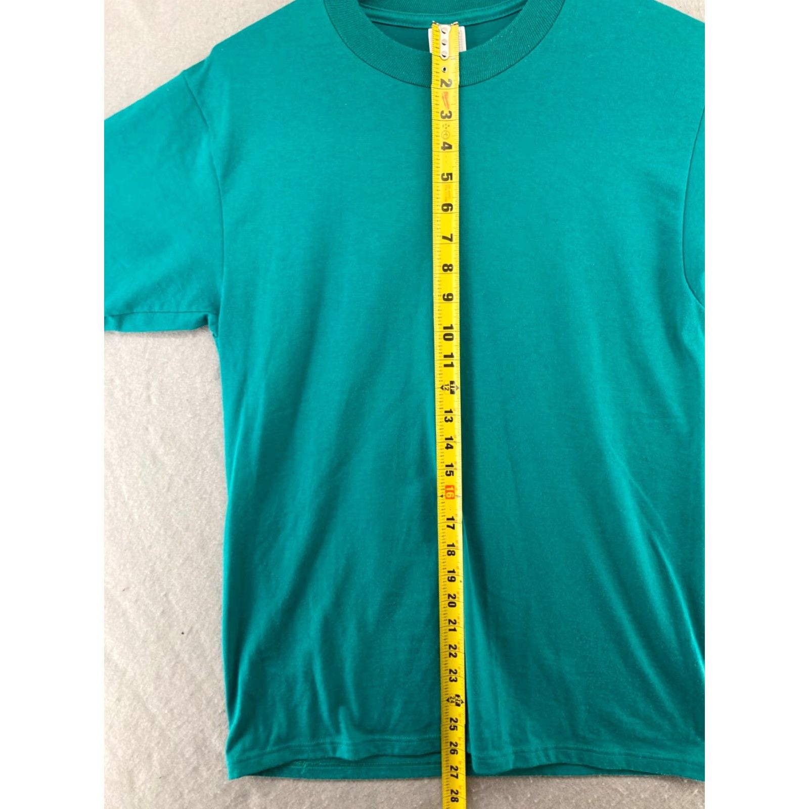 Jerzees VINTAGE JERZEES T-Shirt Mens M Green 90s 50/50 Jersey Short Sleeve Crew Neck Solid Size US M / EU 48-50 / 2 - 3 Thumbnail