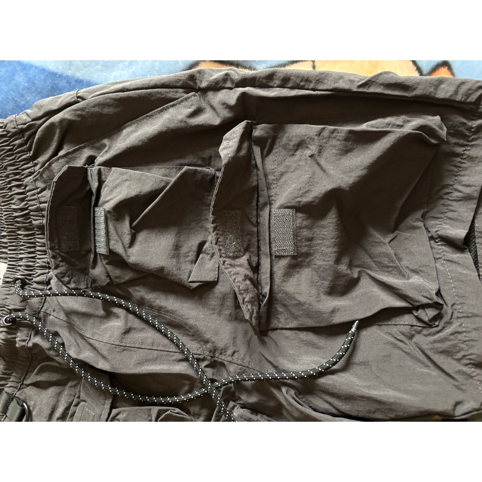 Pacsun Black Utility Cargo Shorts Techwear Tactical Nylon Men’s Size US 32 / EU 48 - 2 Thumbnail