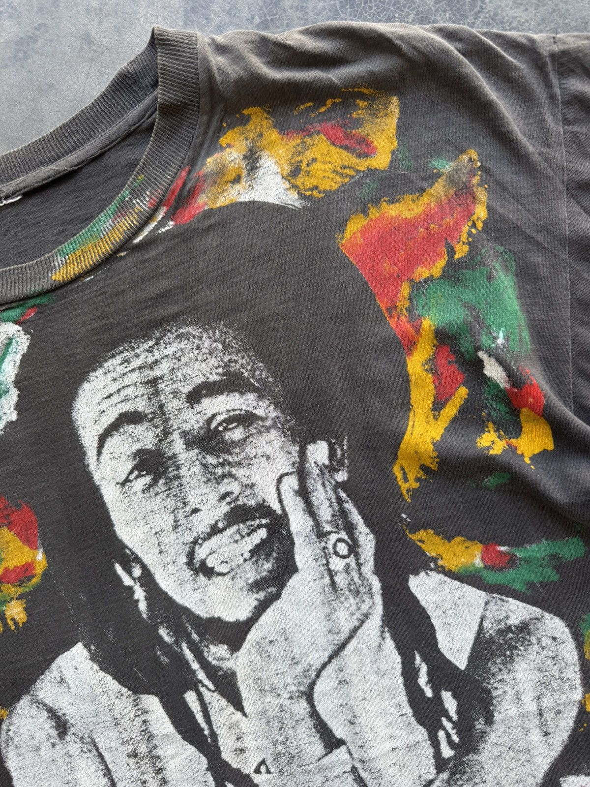 Bob Marley RARE 🔥 Vintage 90’s Distressed Bob Marley Tuff Gong Rap tees Size US XL / EU 56 / 4 - 9 Thumbnail
