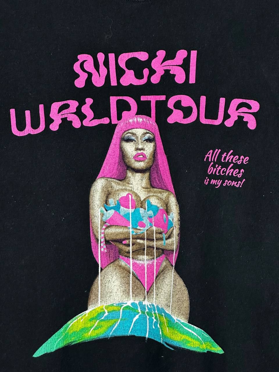 Band Tees Nicki minaj World Tour 2019 concert t shirt big log print Size M / US 6-8 / IT 42-44 - 4 Thumbnail