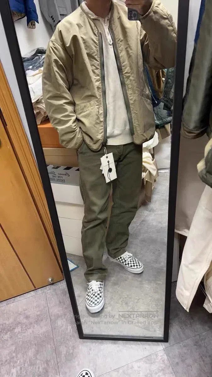 Visvim Beige Zip-Front Casual Jacket Size M. Size US M / EU 48-50 / 2 - 9 Thumbnail