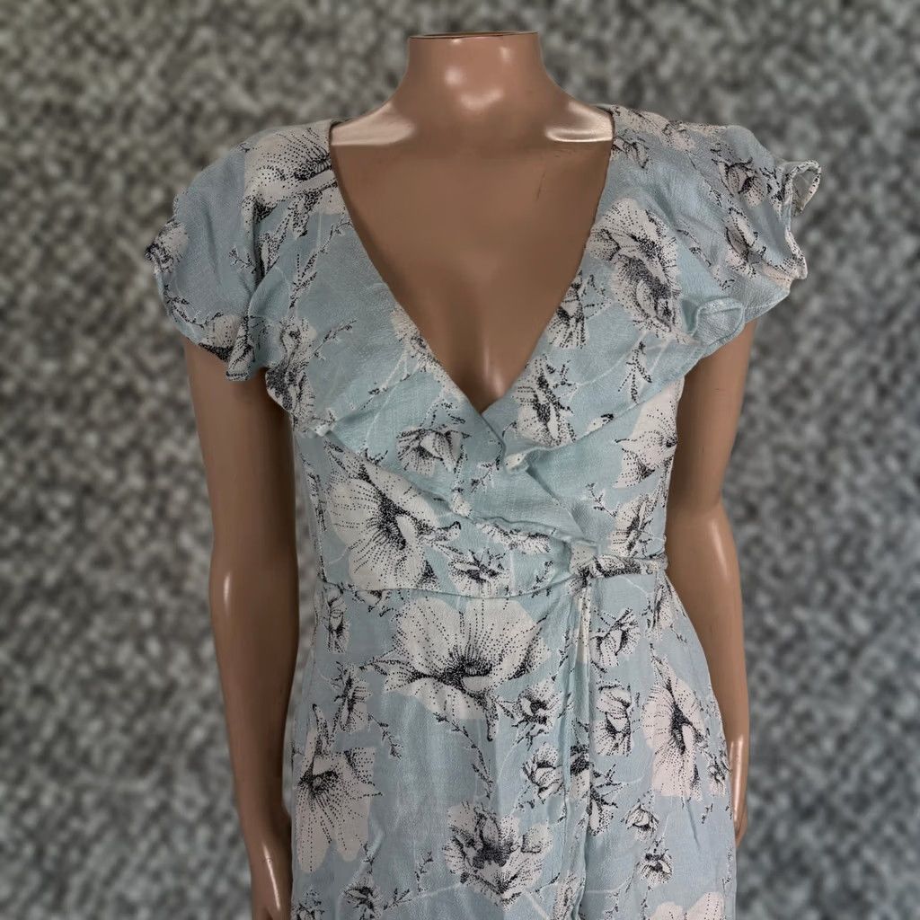 Free People Free People Womens Dress S French Quarter Wrap Floral Boho Tie A4-25 Size S / US 4 / IT 40 - 1 Thumbnail