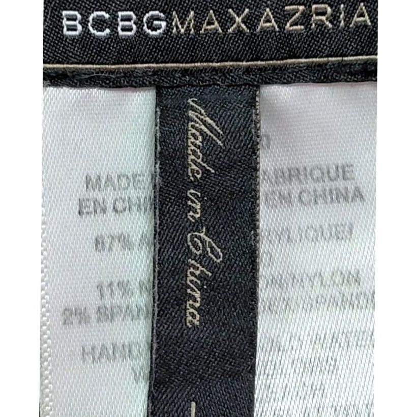 Bcbgmaxazria BCBGMAXAZRIA Knit Cardigan Sweater Beige Red Solid Long Sleeve Women Size L Size L / US 10 / IT 46 - 5 Thumbnail