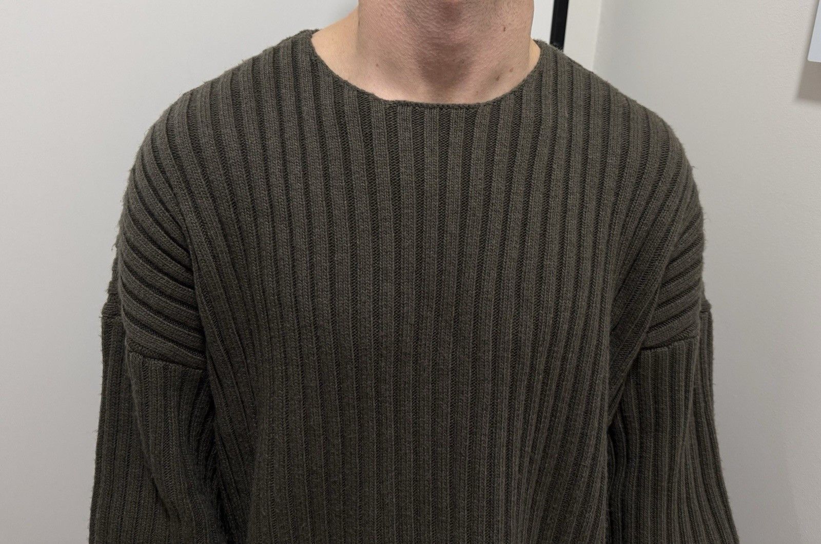 Fear of God Fear of God Essentials Ink Mens Sweater Oversized Ribbed Size US S / EU 44-46 / 1 - 3 Thumbnail