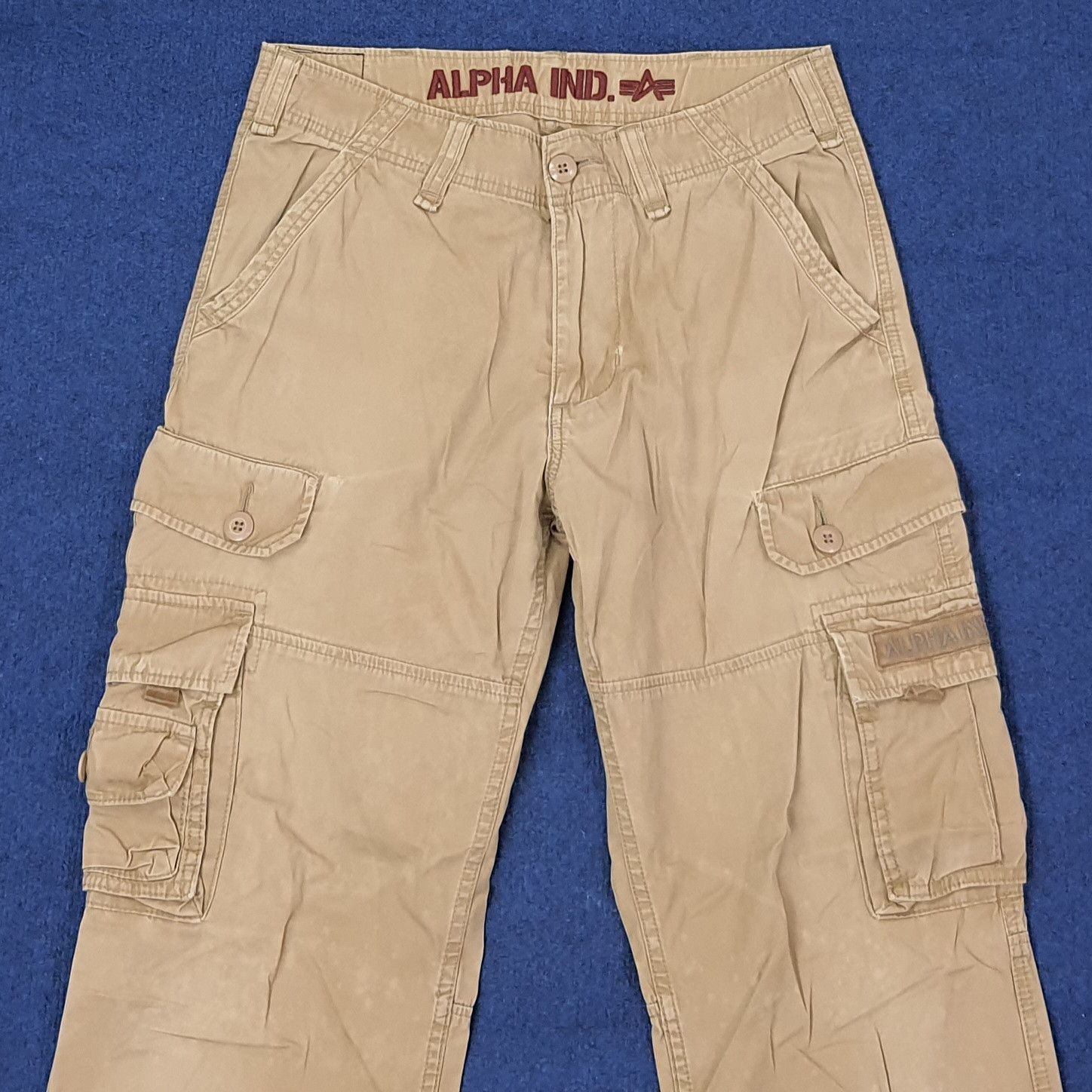 Alpha Industries Vintage Alpha Industries Cargo Pants C244N4 Size US 31 - 2 Thumbnail