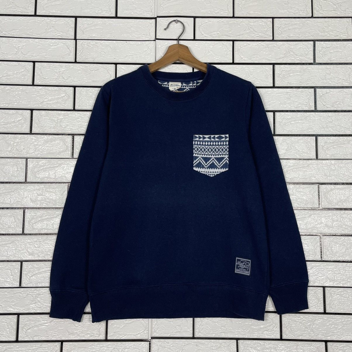 Japanese Brand Local Motion Hawaii Single Pocket Sweater Size US S / EU 44-46 / 1 - 1 Thumbnail