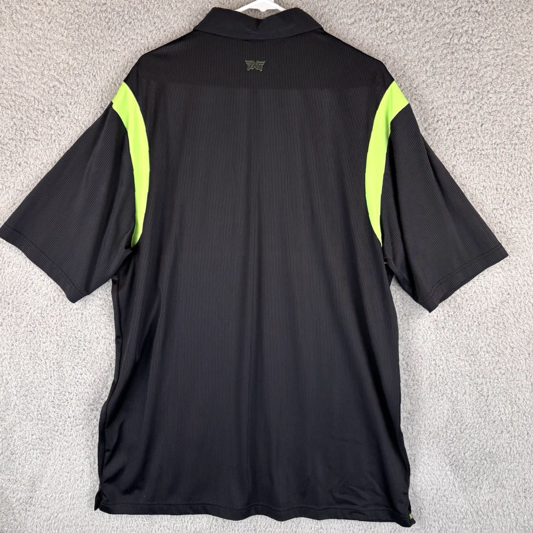 Vintage PXG Parsons Extreme Golf Polo Shirt Mens XL Black Neon Green Stripe Performance Polo Shirt Mens XL Black Neon Green Stripe Sports Golf Shirt Size US XL / EU 56 / 4 - 5 Thumbnail