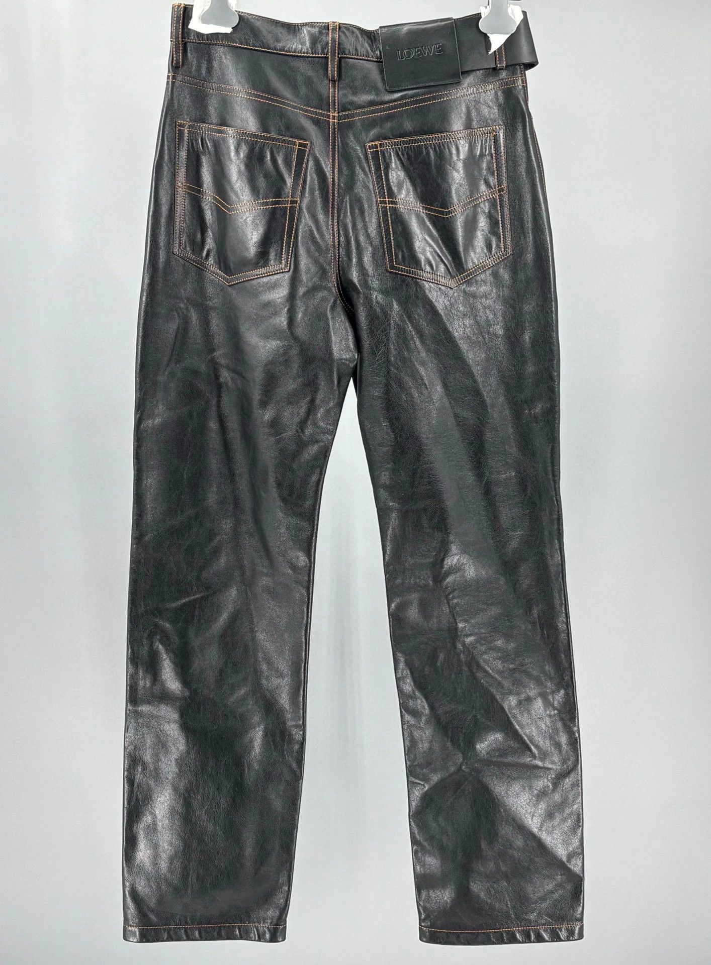 Loewe Loewe Men's Leather Pants Spring Summer Collection Size US 30 / EU 46 - 5 Thumbnail