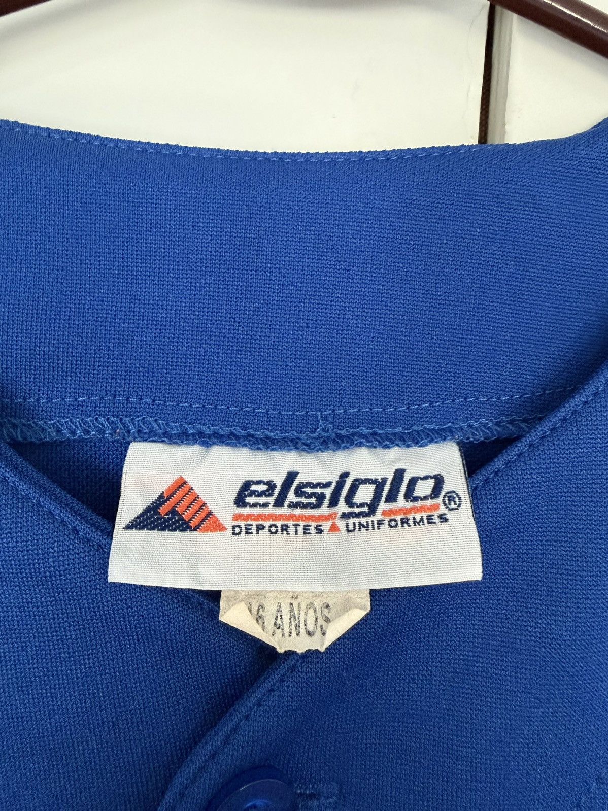 Vintage YAQUIS DE OBREGON BASEBALL JERSEY BLUE ELSIGLO MEXICAN LMP Size US S / EU 44-46 / 1 - 6 Thumbnail