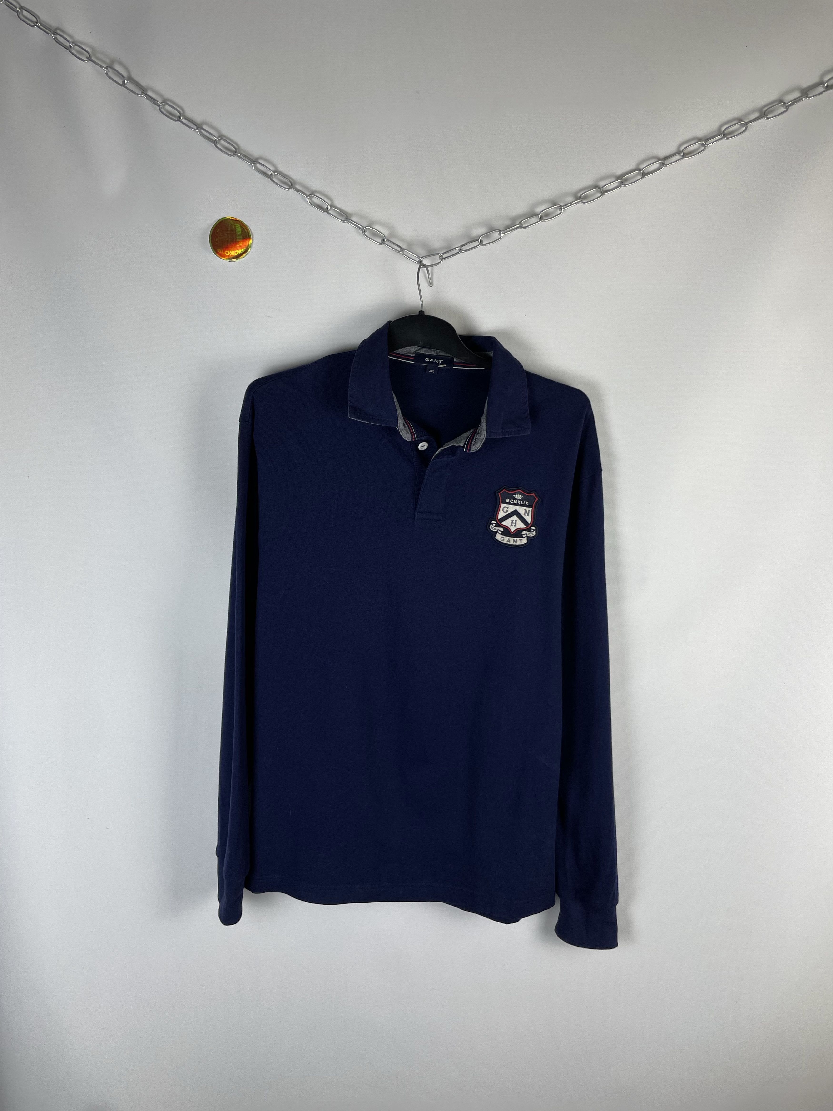 Gant Vintage 90s Gant Rugby Long Sleeve Shirt Size US XL / EU 56 / 4 - 1 Thumbnail