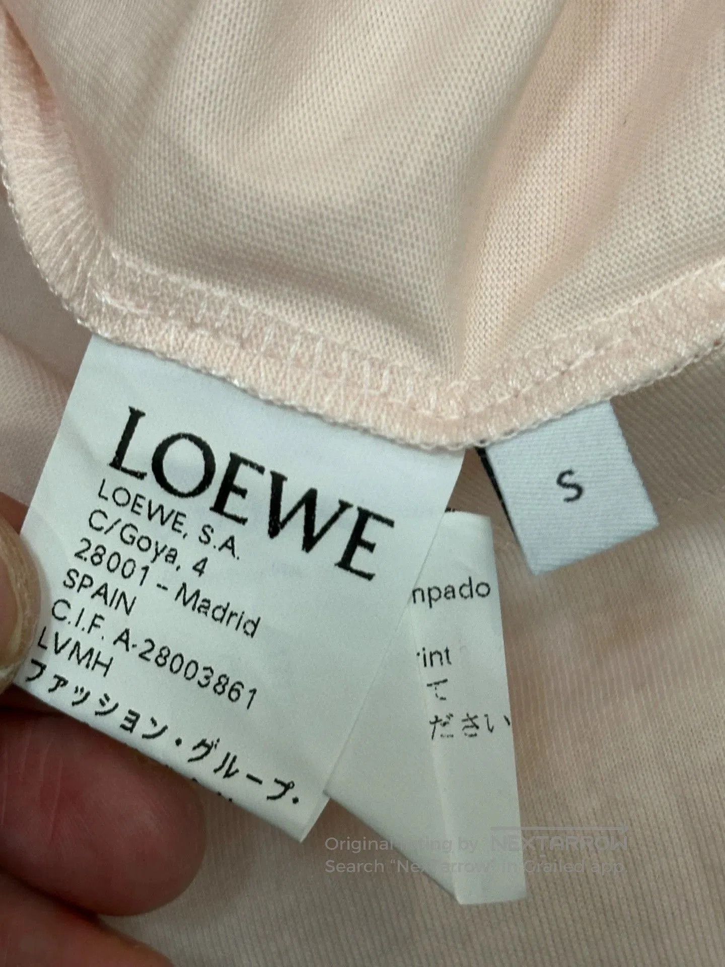 Loewe Loewe Pink Dumbo Print Short Sleeve T-shirt. Size US S / EU 44-46 / 1 - 3 Thumbnail