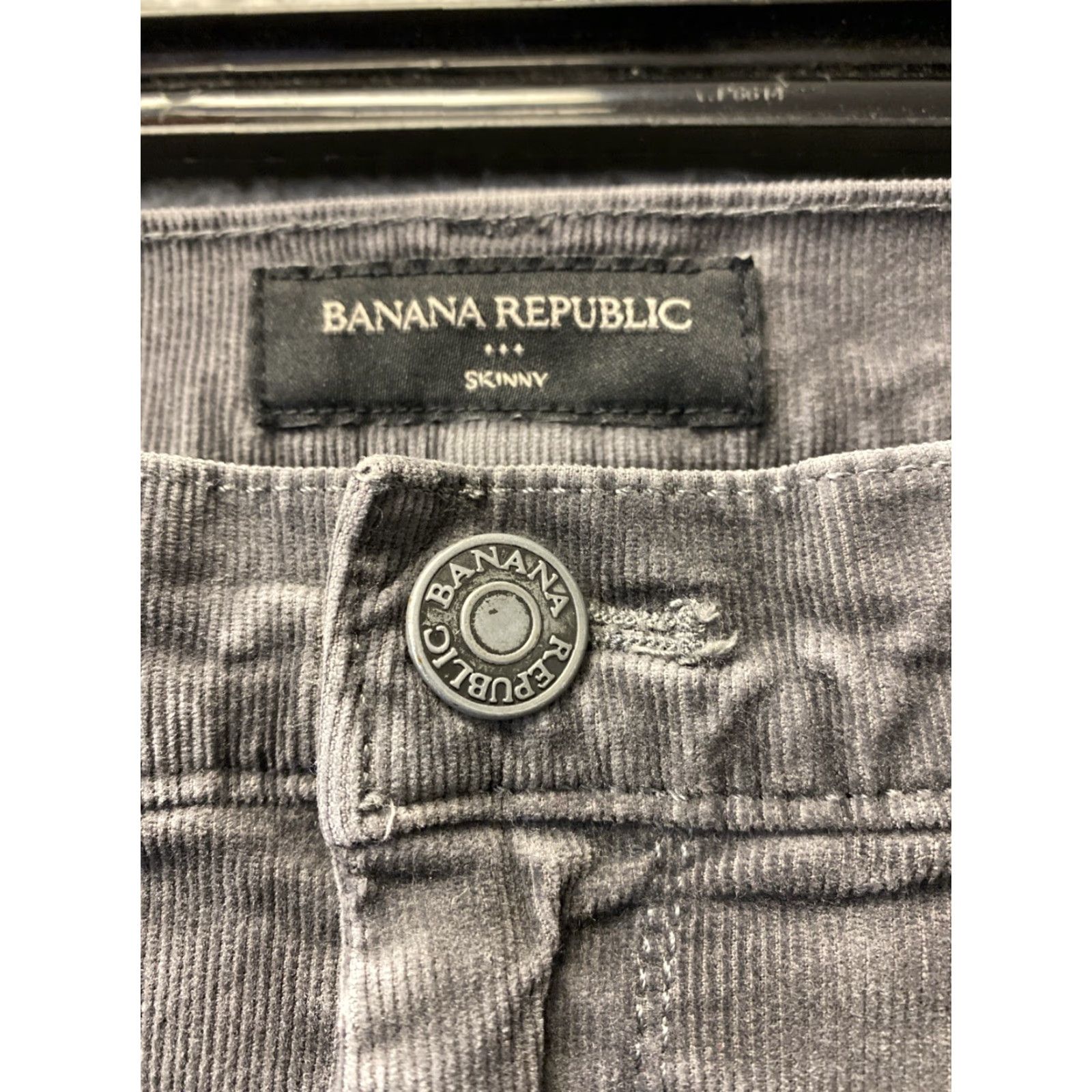 Banana Republic Banana Republic Jeans Corduroy Women’s 30x27 Gray Skinny Stretch / 162-2 for Women Size 30" / US 8 / IT 44 - 4 Thumbnail