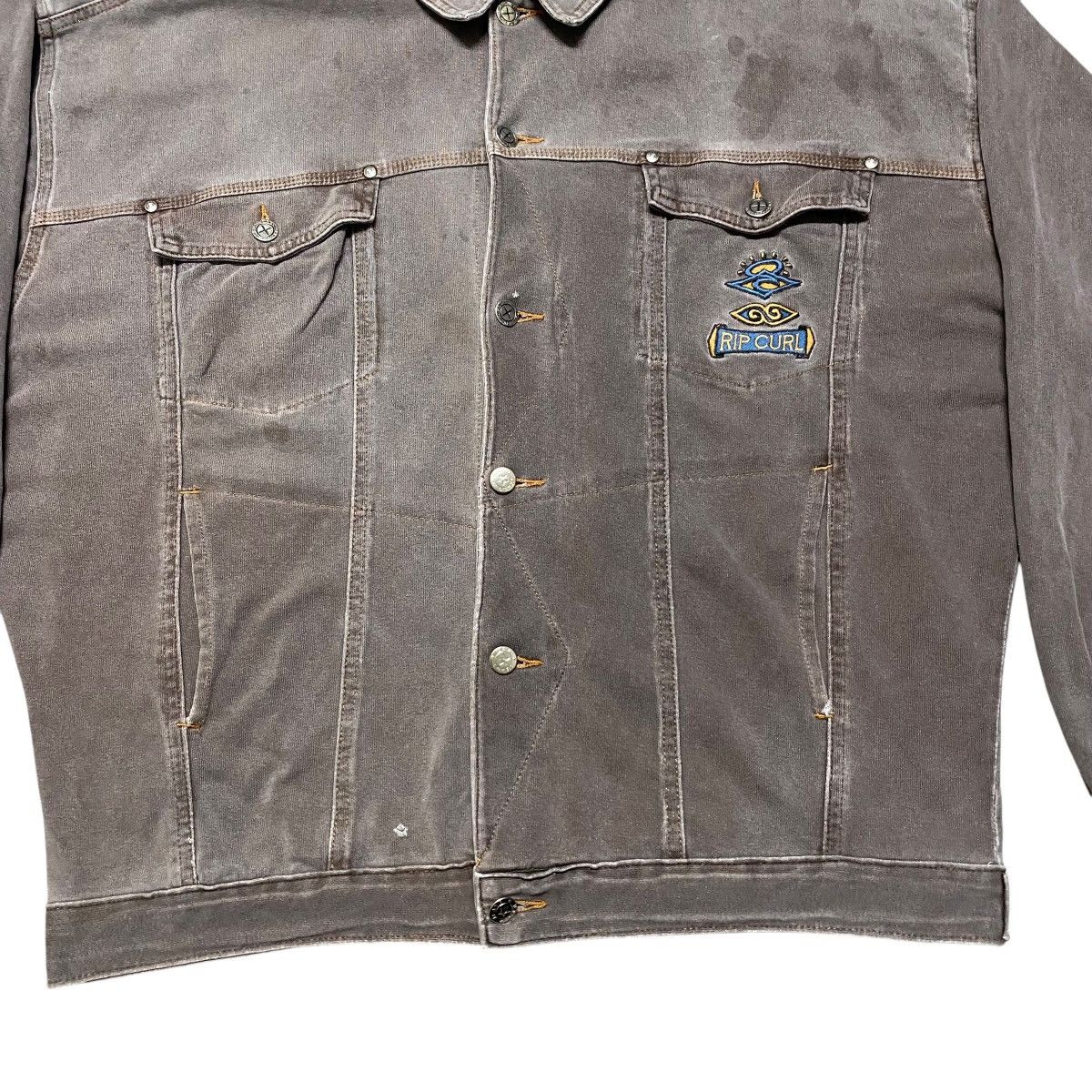 Rip Curl Vintage 90s Rip Curl Trucker Jacket Oversized Size US XL / EU 56 / 4 - 5 Thumbnail