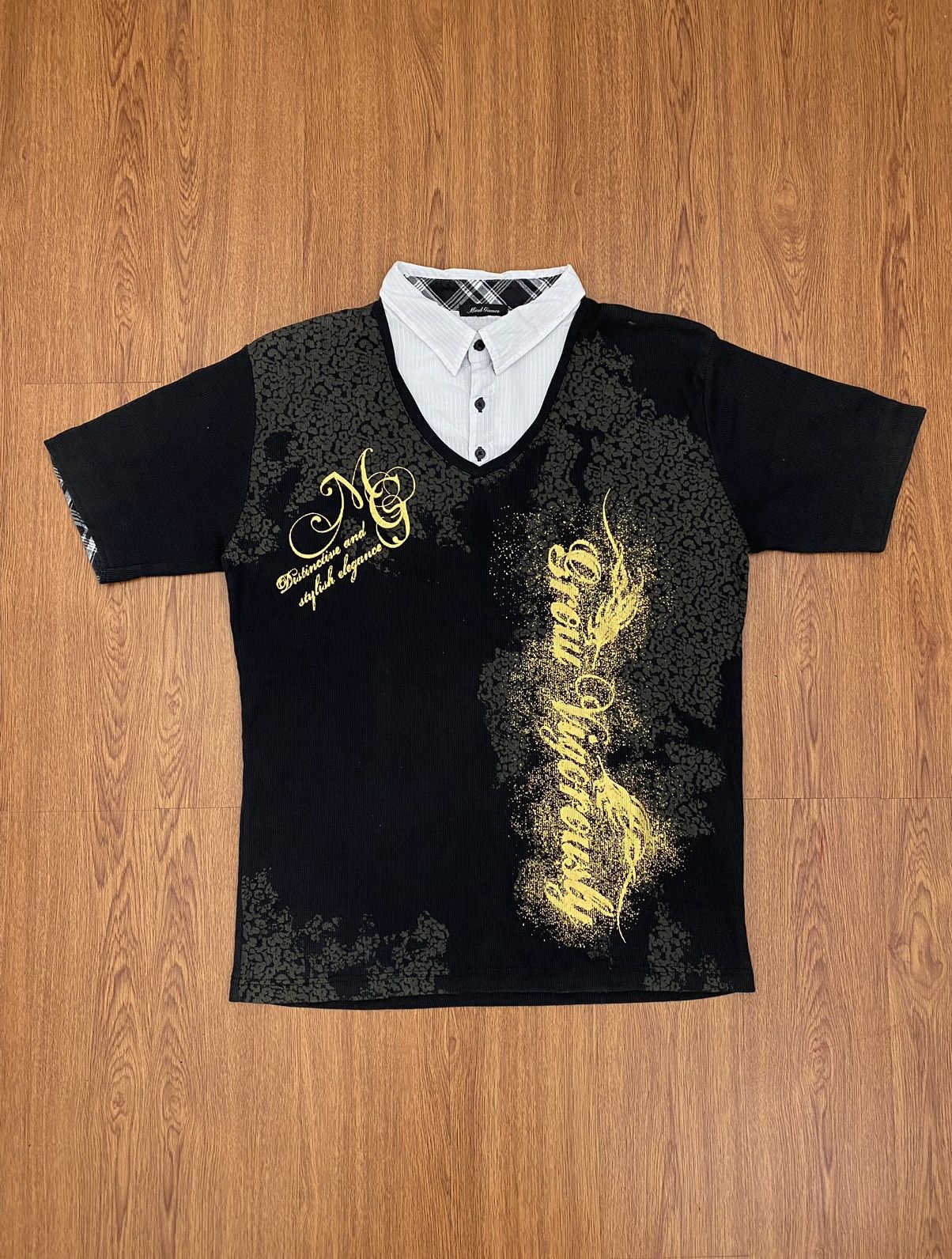 If Six Was Nine × Japanese Brand × Le Grande Bleu (L.G.B.) Mind game hybrid shirt Size US L / EU 52-54 / 3 - 1 Thumbnail