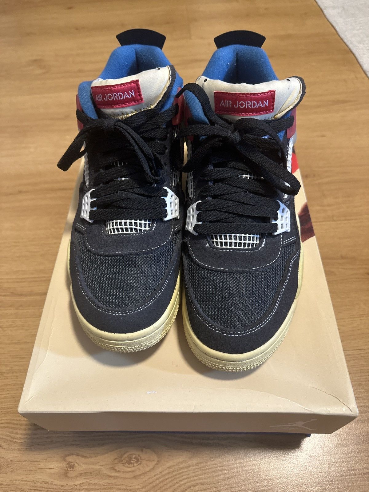 Jordan Brand Union Jordan 4 Off Noir Size US 10 / EU 43 - 6 Thumbnail