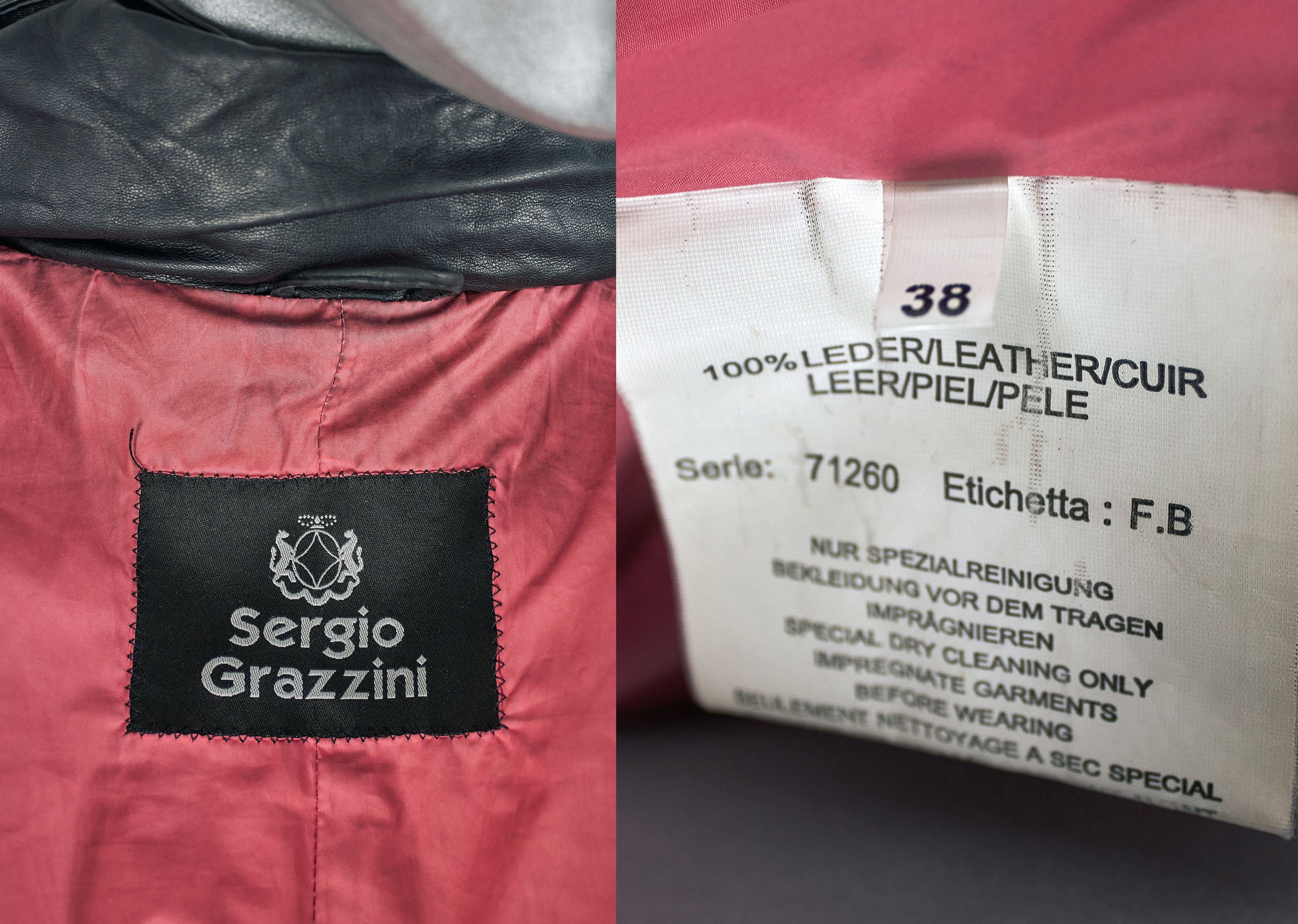 Other Y2K Italian leather down jacket Sergio Grazzini puffer Size S / US 4 / IT 40 - 12 Thumbnail