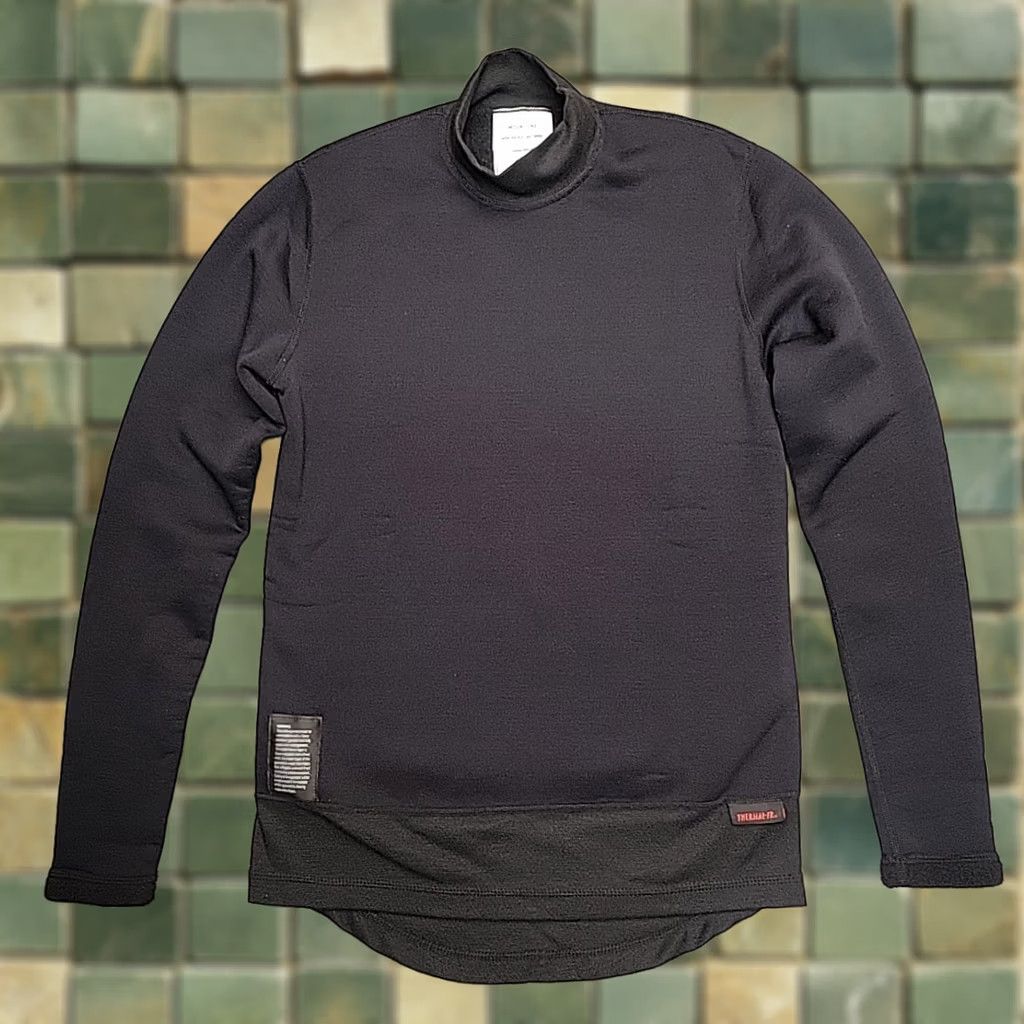 Vintage Polartec Thermal Shirt Womens Medium Long Black Nomex Flight CWU93P FR Fleece Size M / US 6-8 / IT 42-44 - 1 Thumbnail