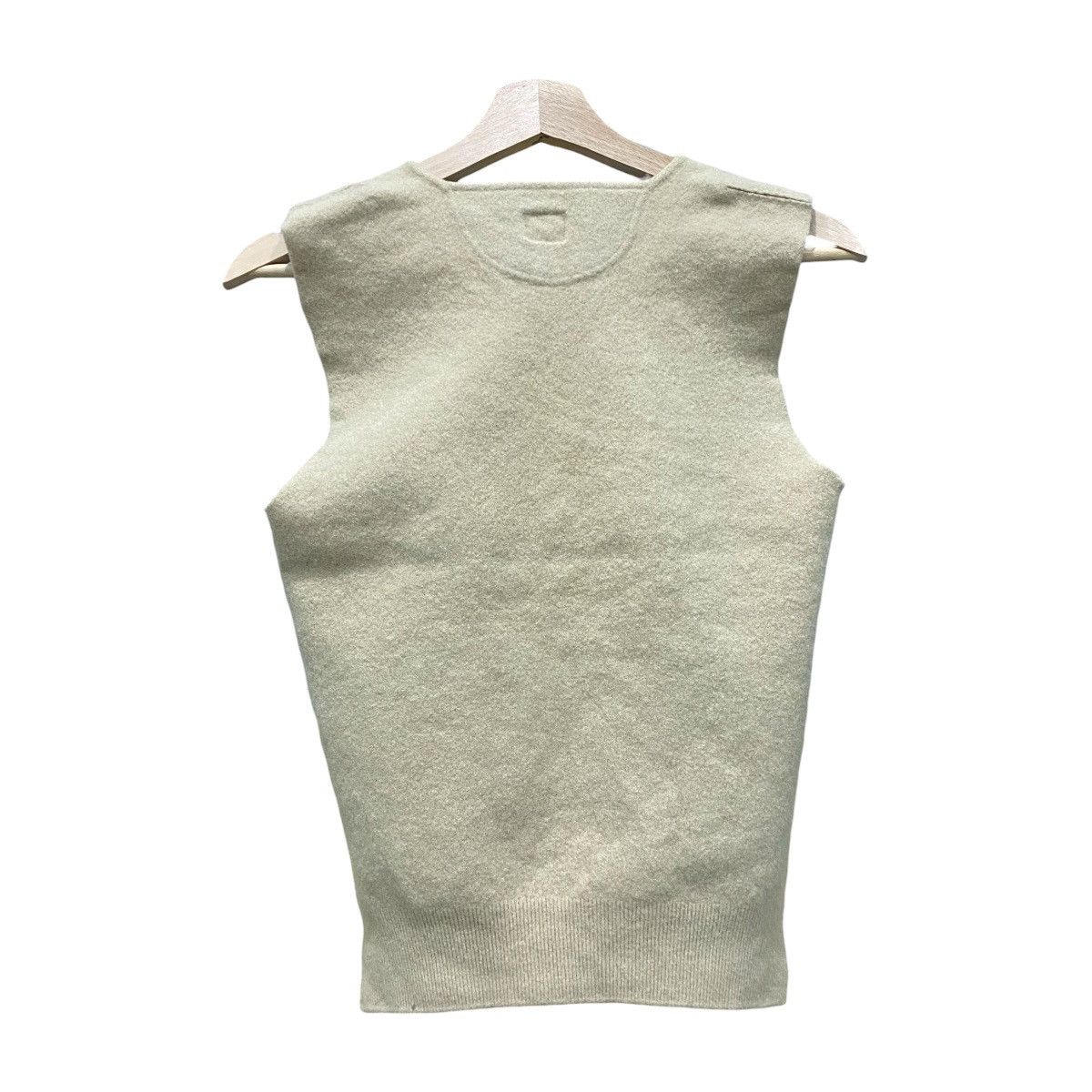 Alpha Studio Alpha Vintage 100% Cashmere Deep V-Neck Knit Sweater Vest L Size US L / EU 52-54 / 3 - 2 Thumbnail