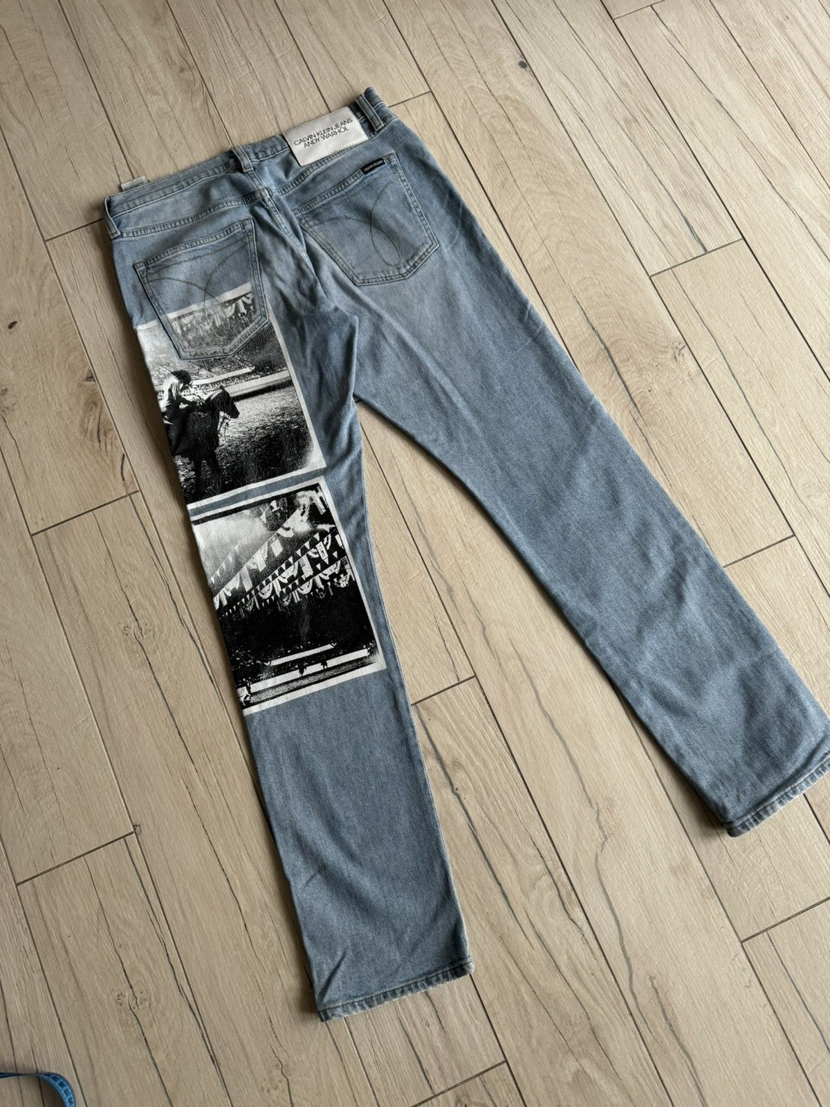 Calvin Klein 205W39NYC Calvin Klein X Andy Warhol Horseprint Denim Pants Size US 34 / EU 50 - 6 Thumbnail