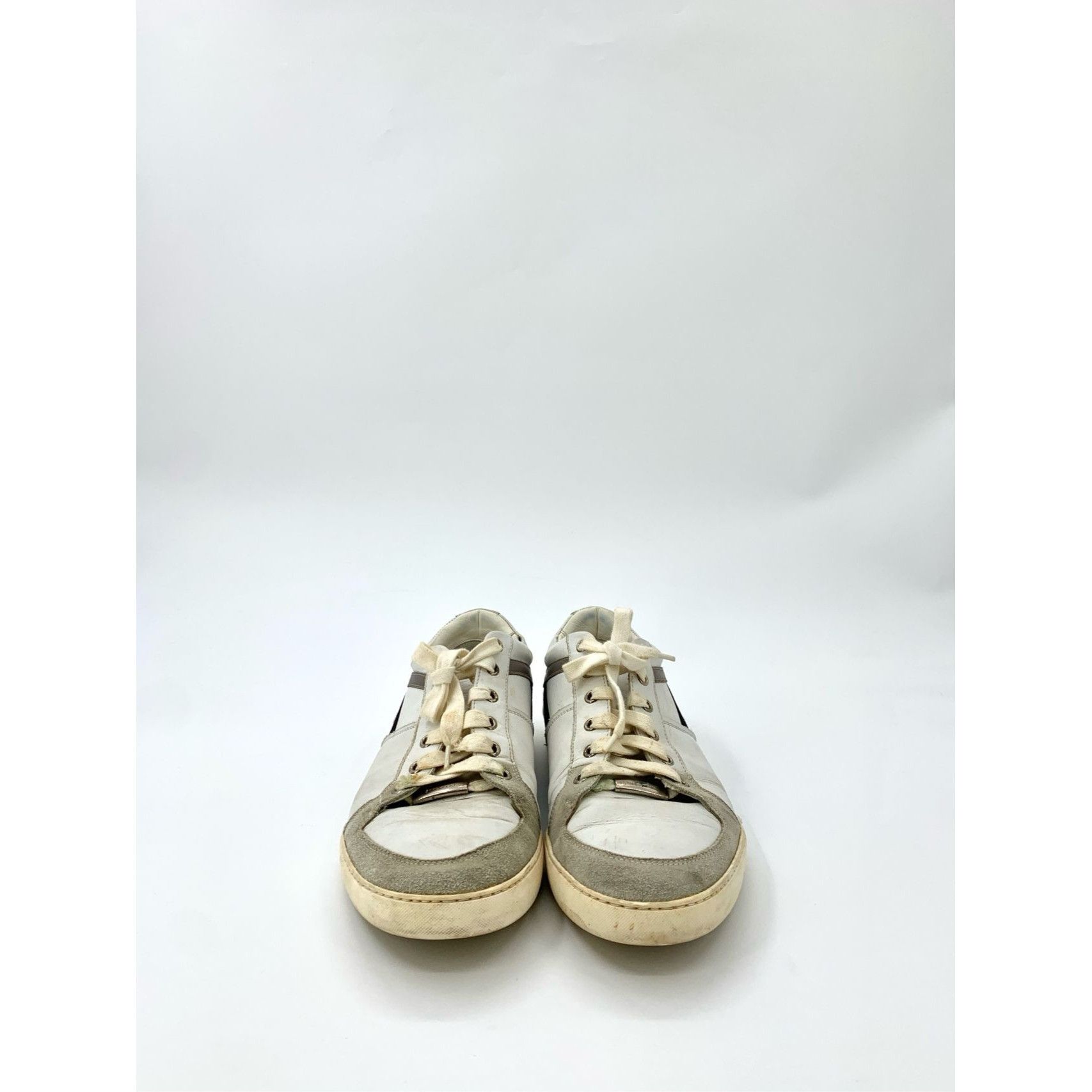 Dior Christian Dior Mens White & Black Leather Sneakers Size US 9.5 / EU 42-43 - 3 Thumbnail