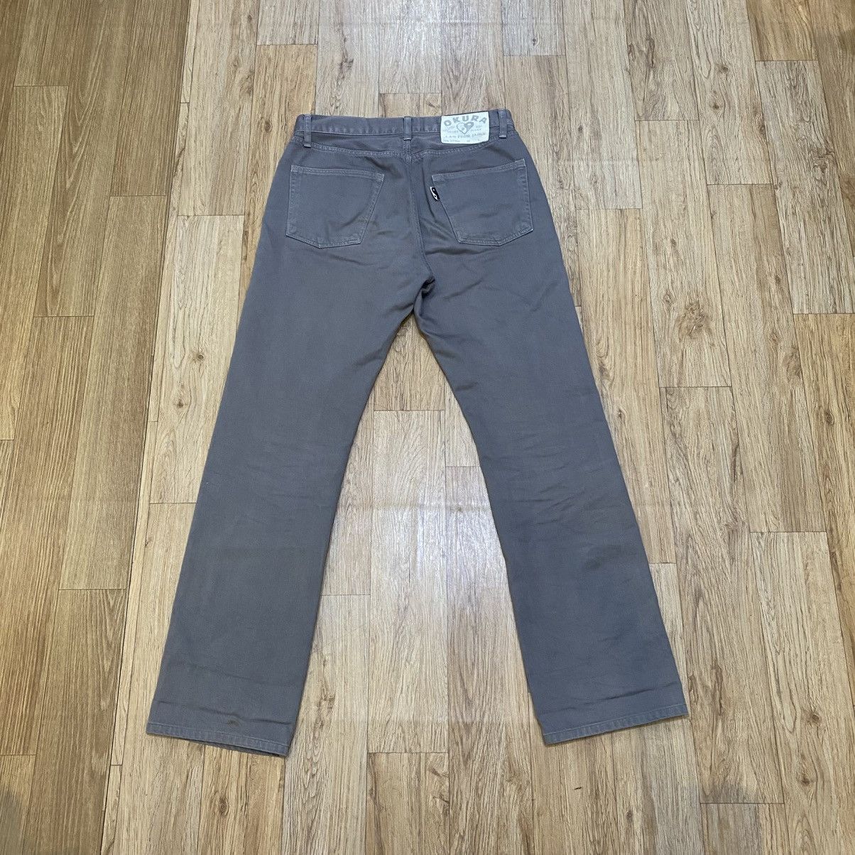 Blue Blue Japan 2000s Okura Iron Market Japan Wide Leg Pants Size US 28 / EU 44 - 1 Thumbnail