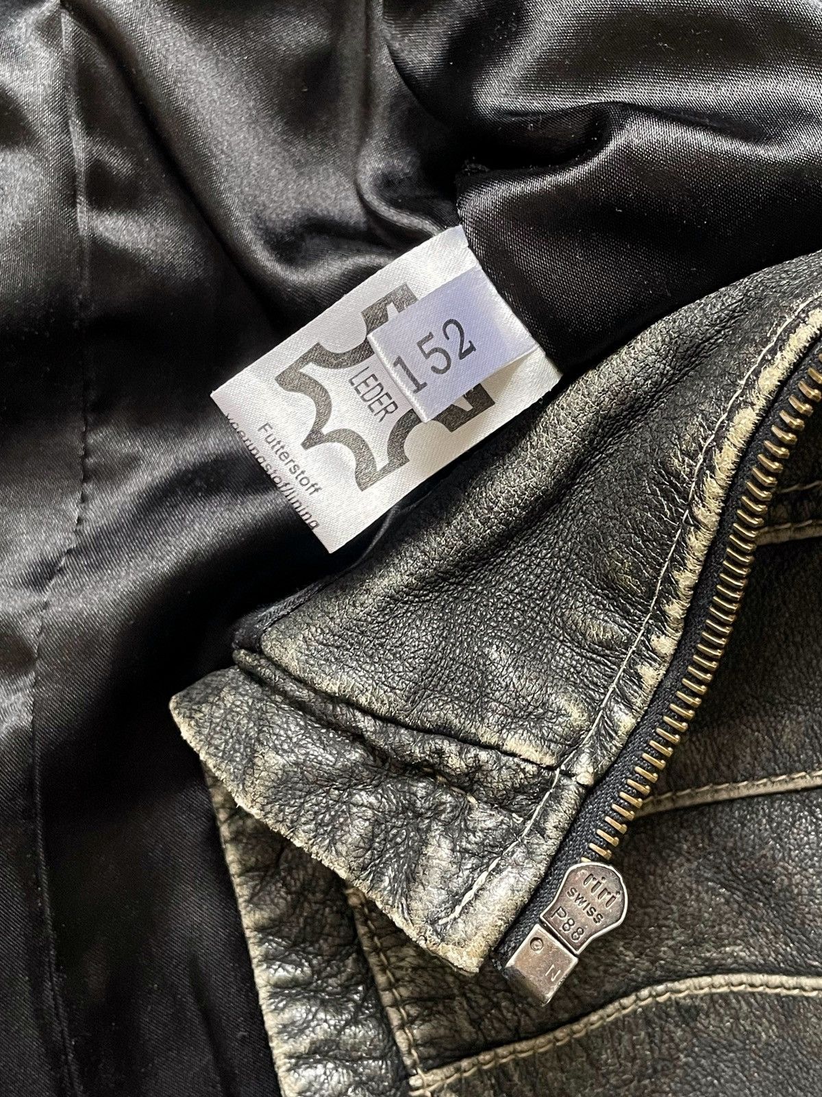 Other Vintage Heine avant-grade leather jacket Y2K Japanese style Size L / US 10 / IT 46 - 13 Thumbnail